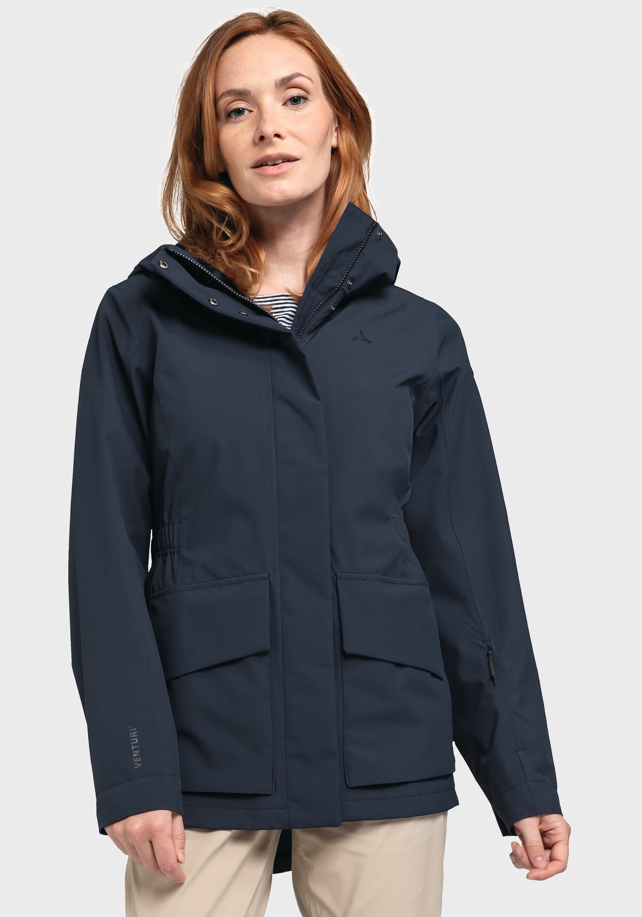 Schöffel Outdoorjacke »Jacket Geneva L«, mit Kapuze