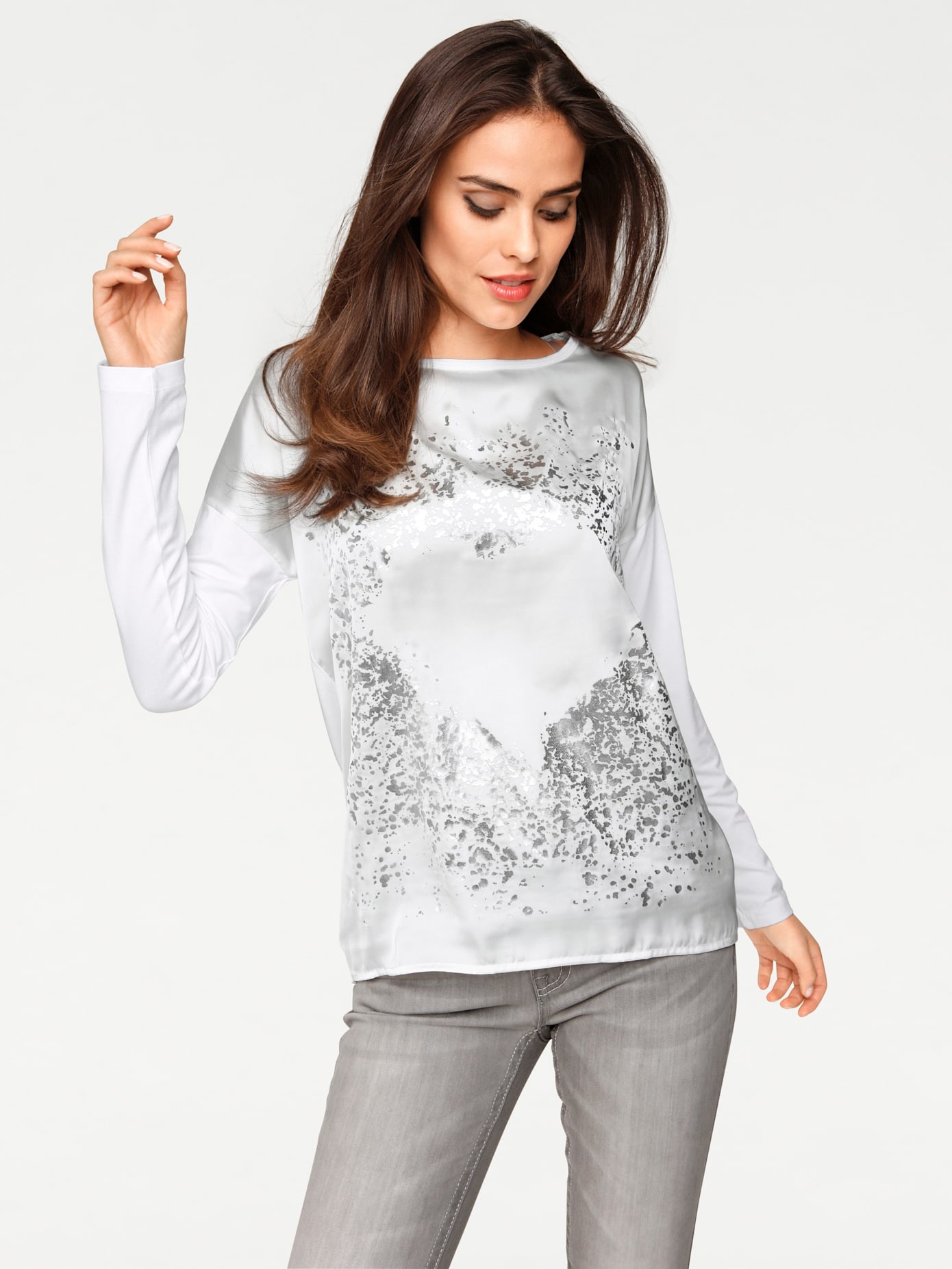 heine Oversize-Shirt "Oversized Shirt" 1 Stk. tlg. günstig online kaufen