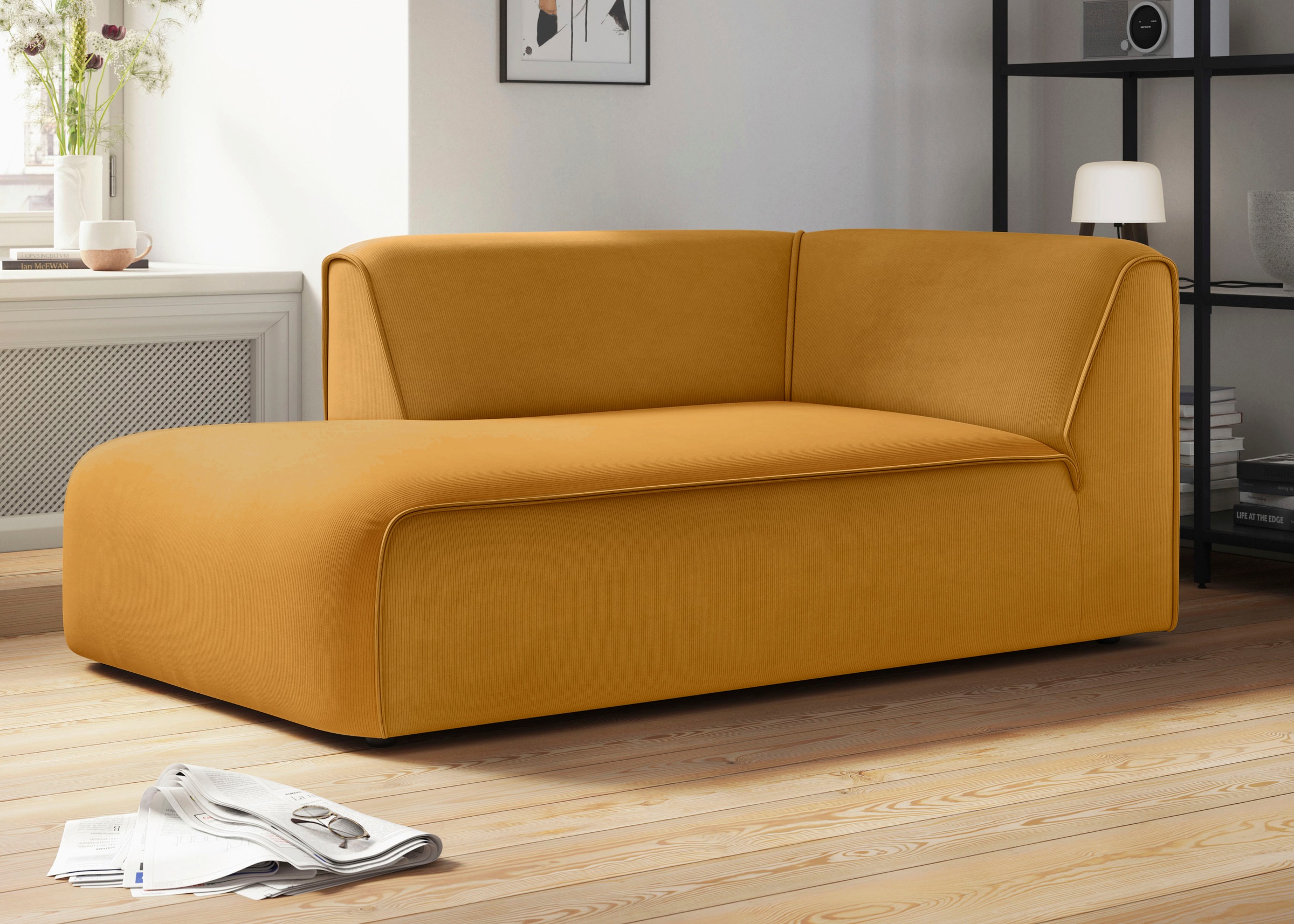 OTTO home Ottomane "Merid Chaiselongue, Maße B/T/H: 100/162/70 cm" als Modu günstig online kaufen