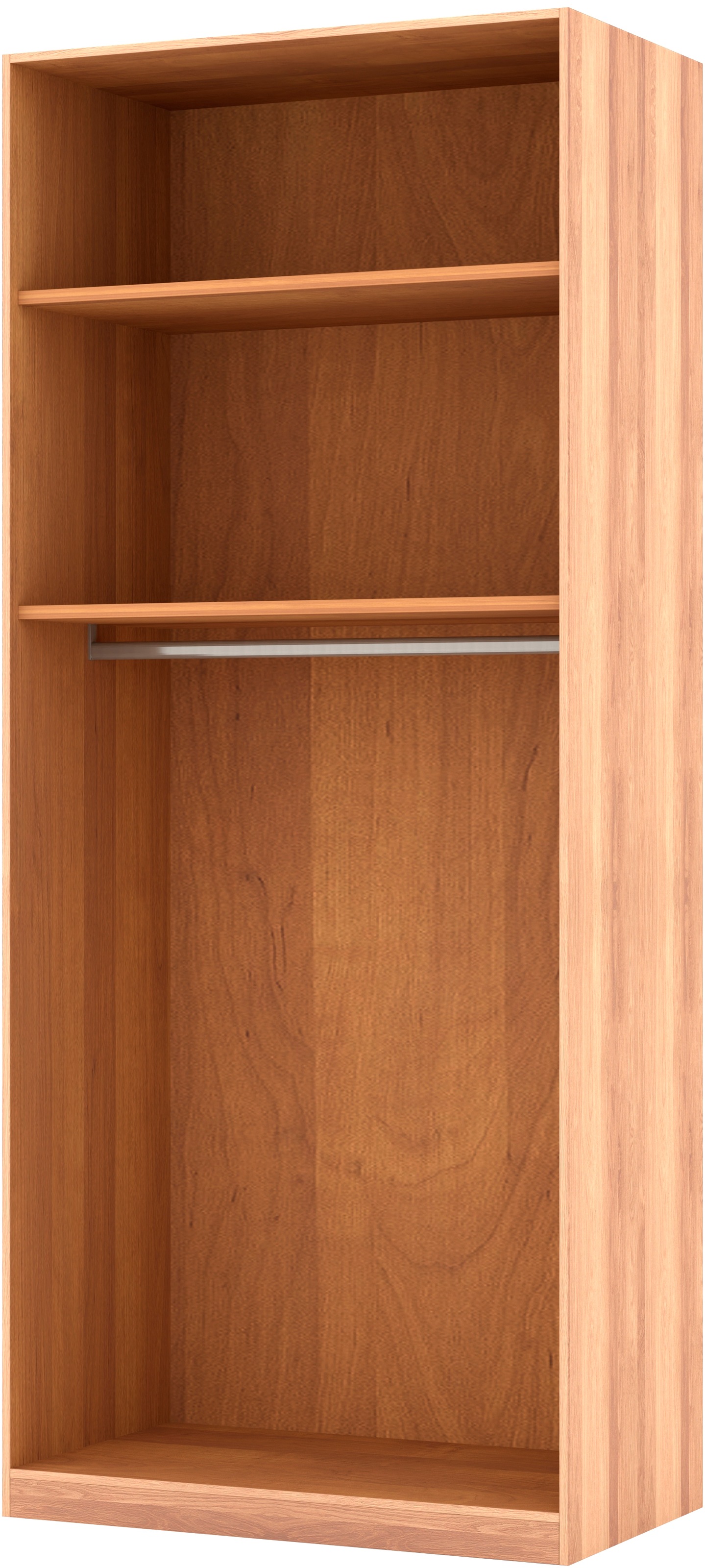 Musterring Kleiderschrank »Sorrent, Kleiderschrank, teilmassiv Eiche« mit Türdämpfern, in 5 Breiten & 2 Höhen, extra Böden, MADE IN GERMANY,  Türen in Eiche massiv mit Absetzung in Schiefer, verschiedene Maße