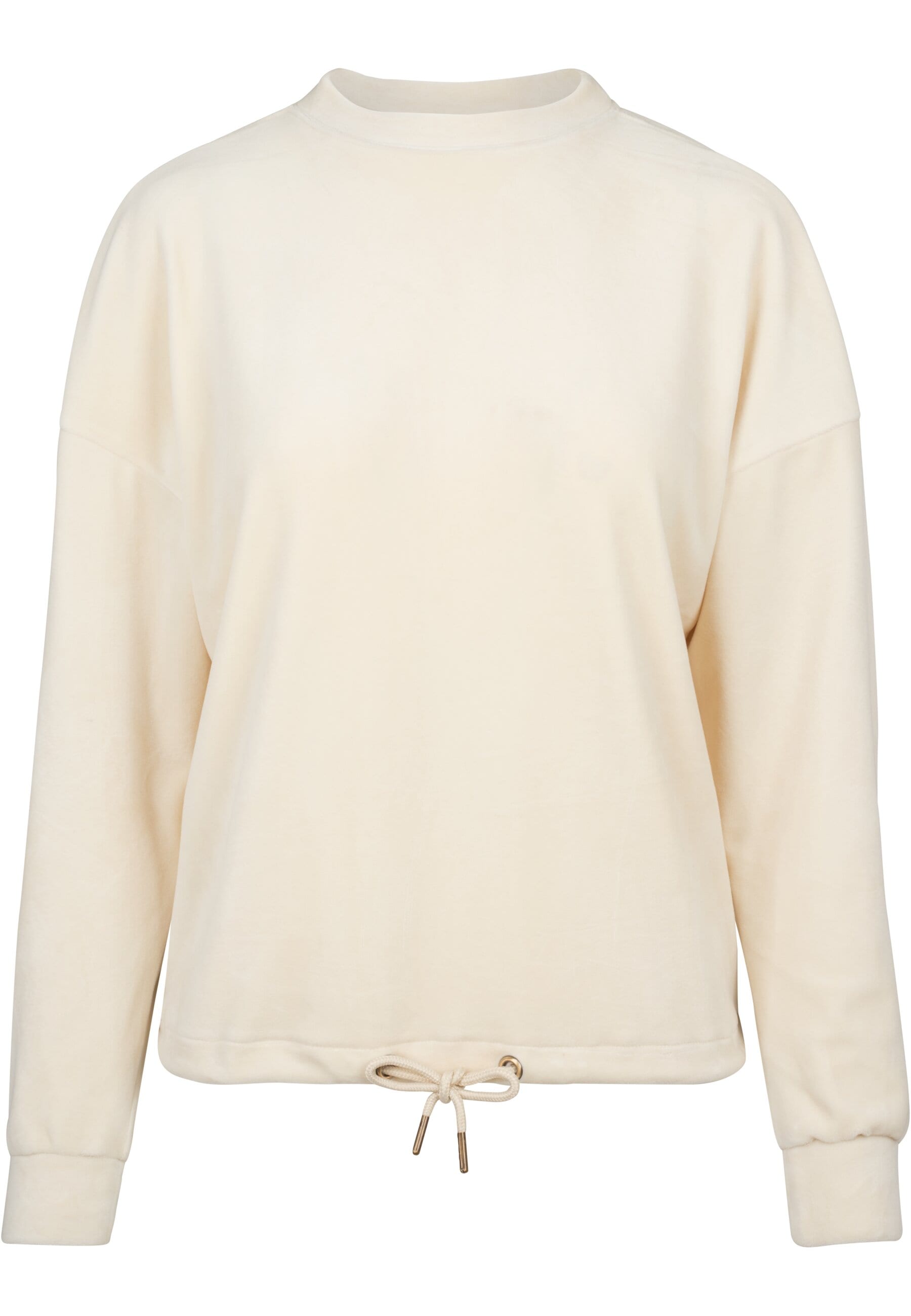 URBAN CLASSICS Sweatshirt "Urban Classics Damen Ladies Oversized Velvet Cre günstig online kaufen