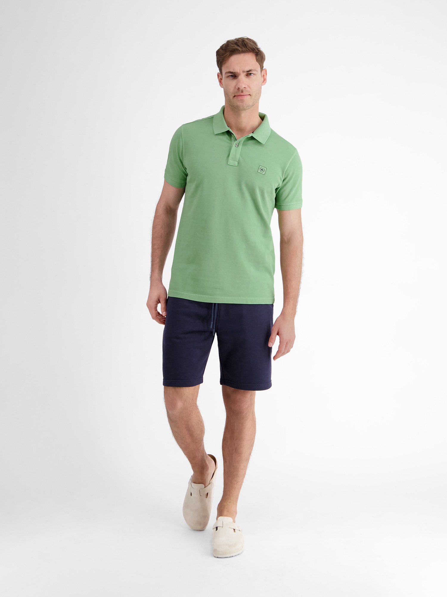 LERROS Poloshirt »Herren Poloshirt in gewaschener Optik«