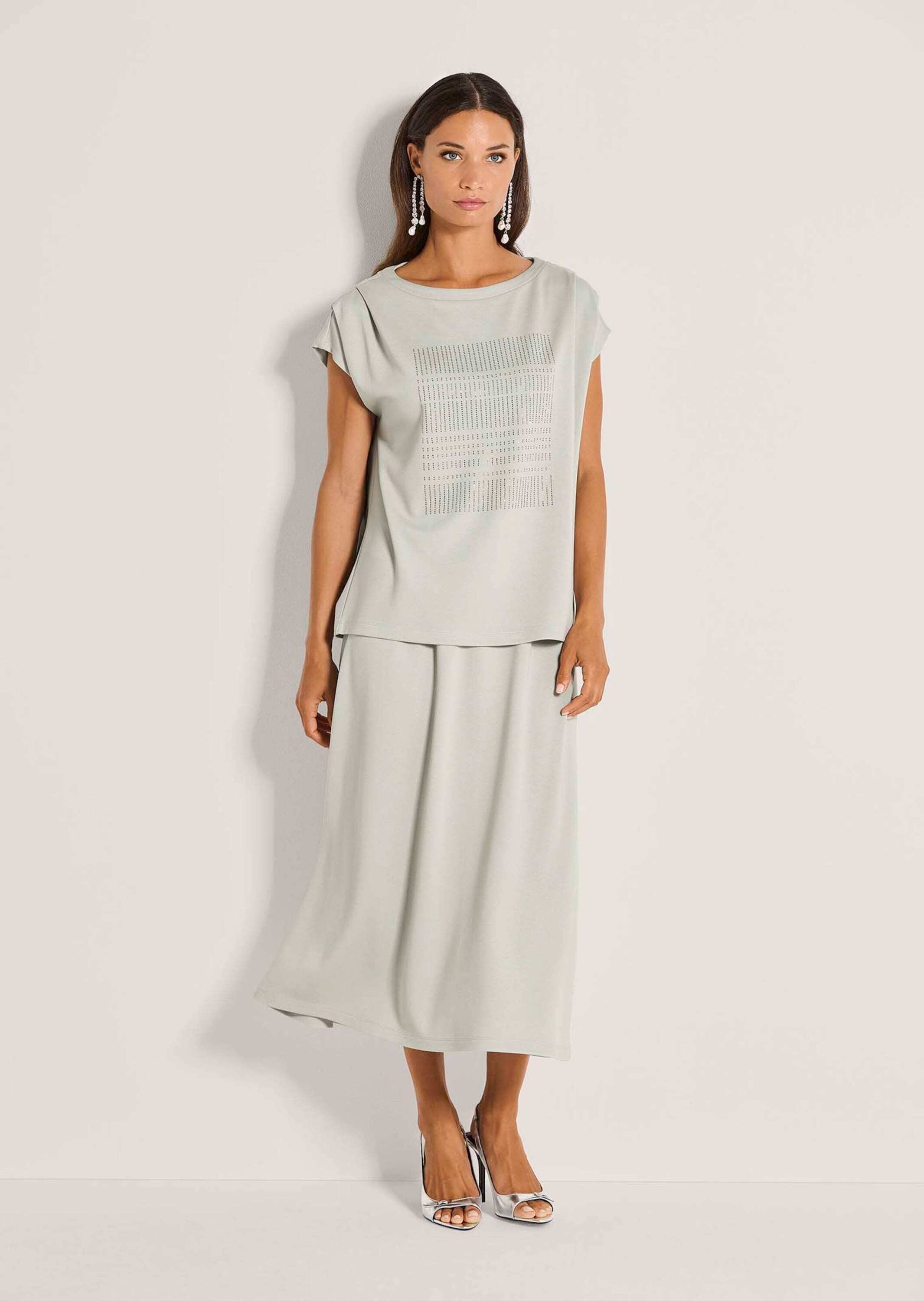 MADELEINE Kurzarmshirt "Shirt Oversized-Shirt mit Kurzarm, Rundhals" Strass günstig online kaufen