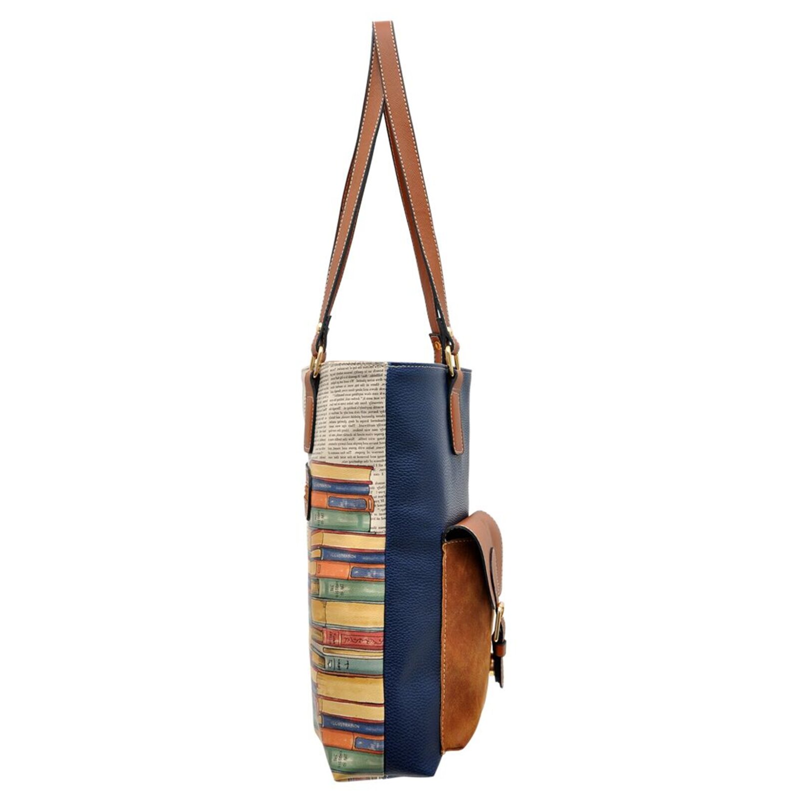 Thumbnail - DOGO Umhängetasche "Multi Pocket Bag The Wise Owl Damen Handtaschen (Fashion) /", Vegan