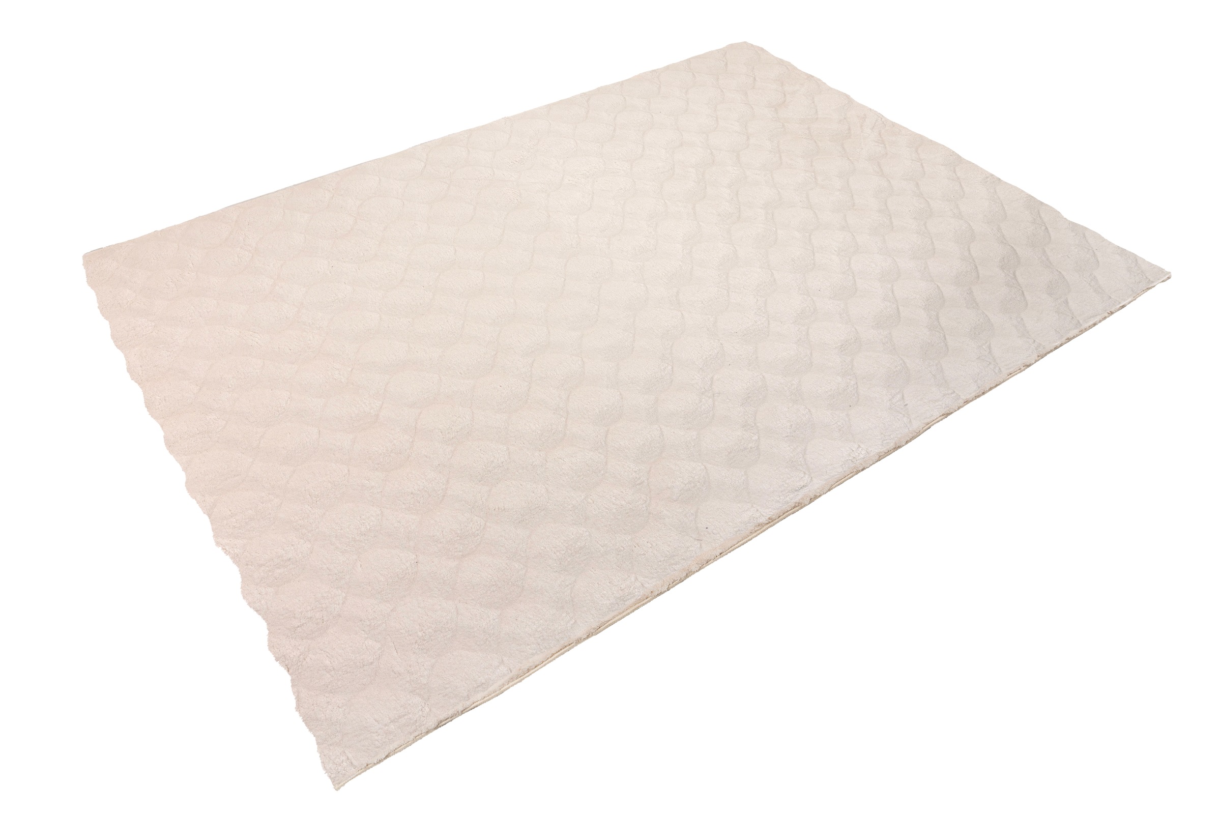 Teppich KAYOOM "Royal Glow 825", creme, B:80cm H:30mm L:150cm, Polyester, Teppiche, Teppich, Auch in rund, Hochflor, Modernes Muster, Vegan 2