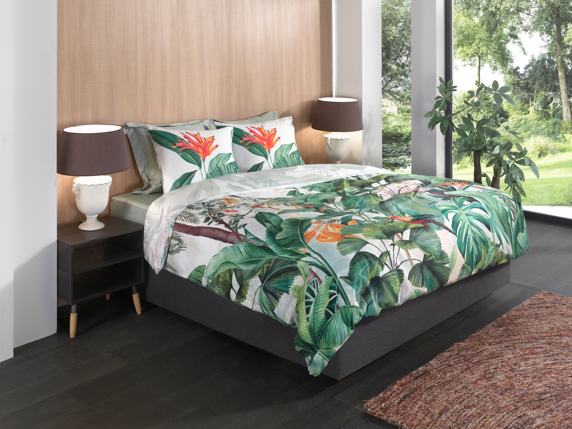 Heckett & Lane Bettwäsche »Heckettlane Bettwäsche Elisa« 2 Bettwäsche aus 100% Baumwolle, hochwertige Mako-Satin, ab 135x200 cm.