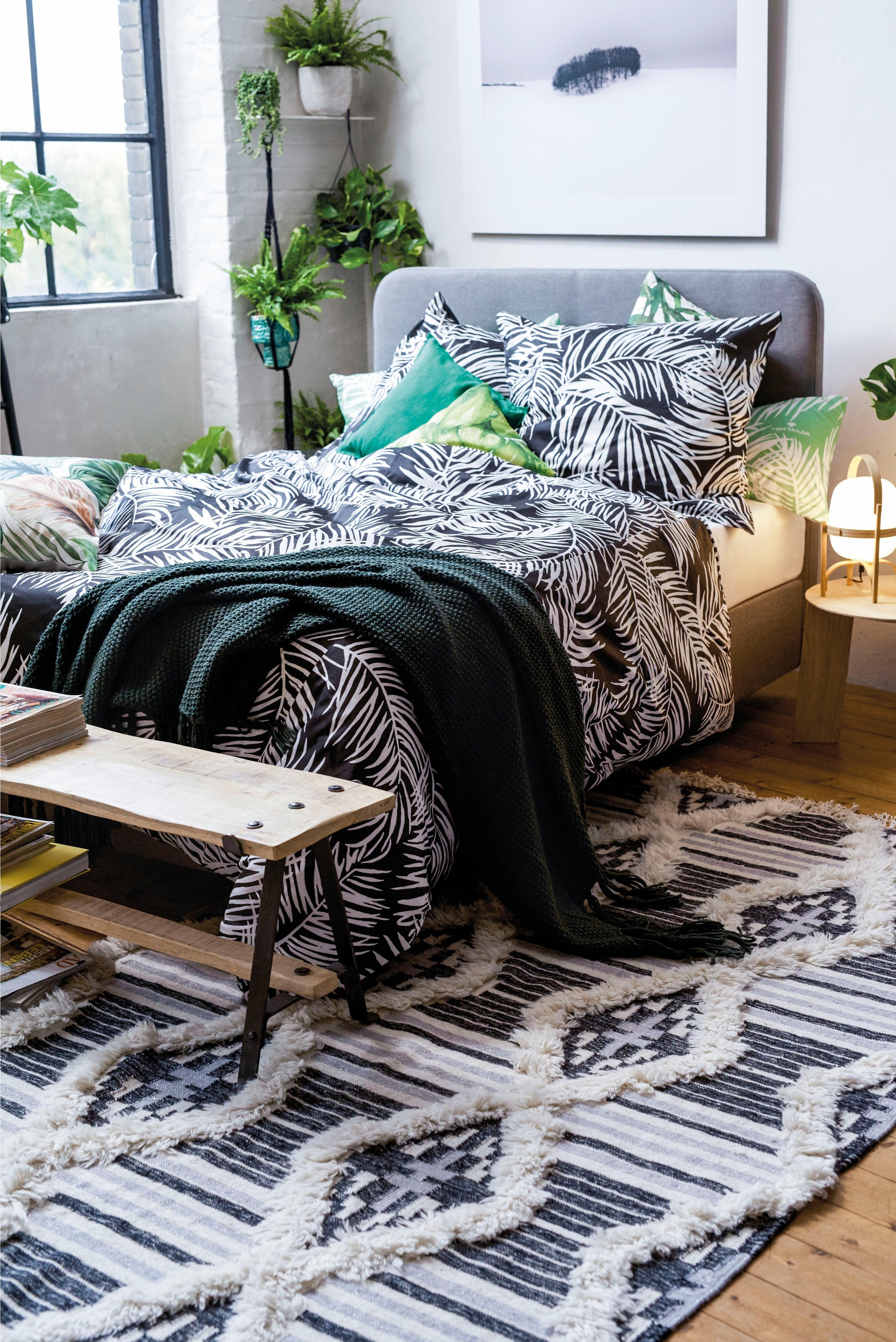 TOM TAILOR HOME Teppich »Cozy Kelim«, rechteckig, handgewebt, mit Fransen, Boho-Style