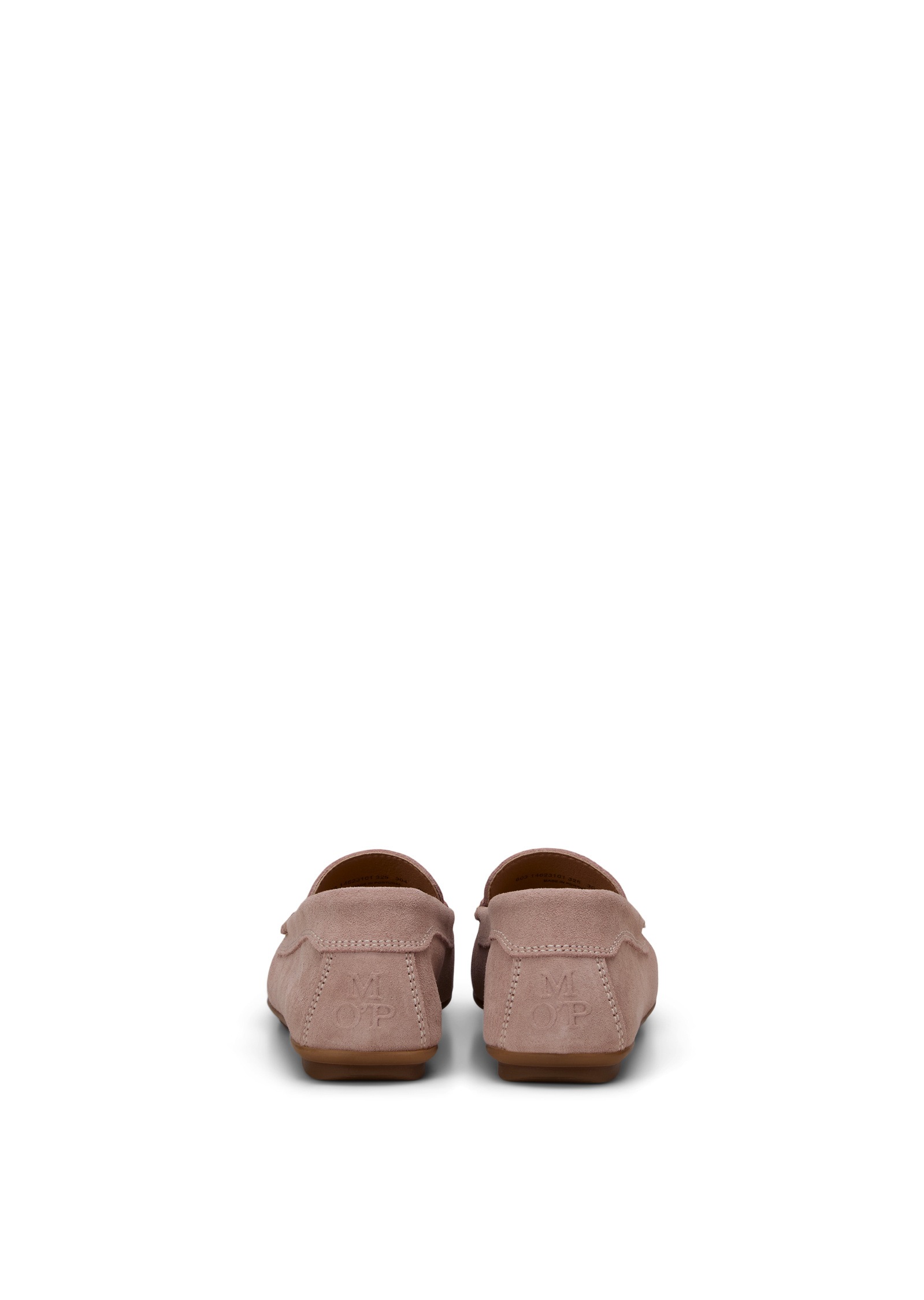Mokassin MARC O'POLO "aus Velours-Rindleder", Damen, Gr. 39, chalky peach, Obermaterial: 100% Leder (Rind), unifarben, Schuhe Mokassin 3