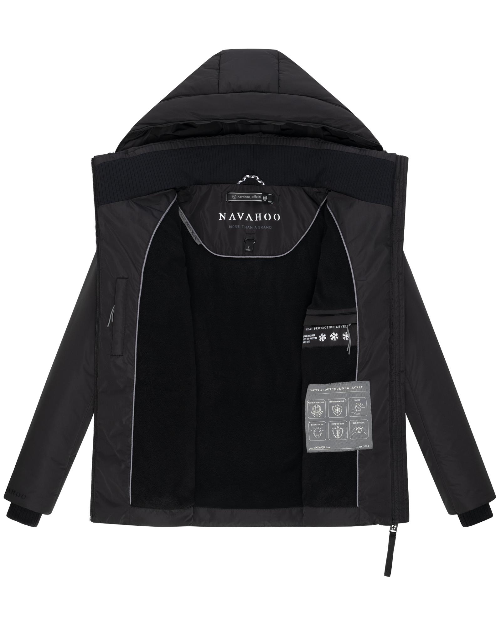 Navahoo Winterjacke »Flüsterfee 14«, mit Kapuze, Winter Steppjacke mit Kapuze