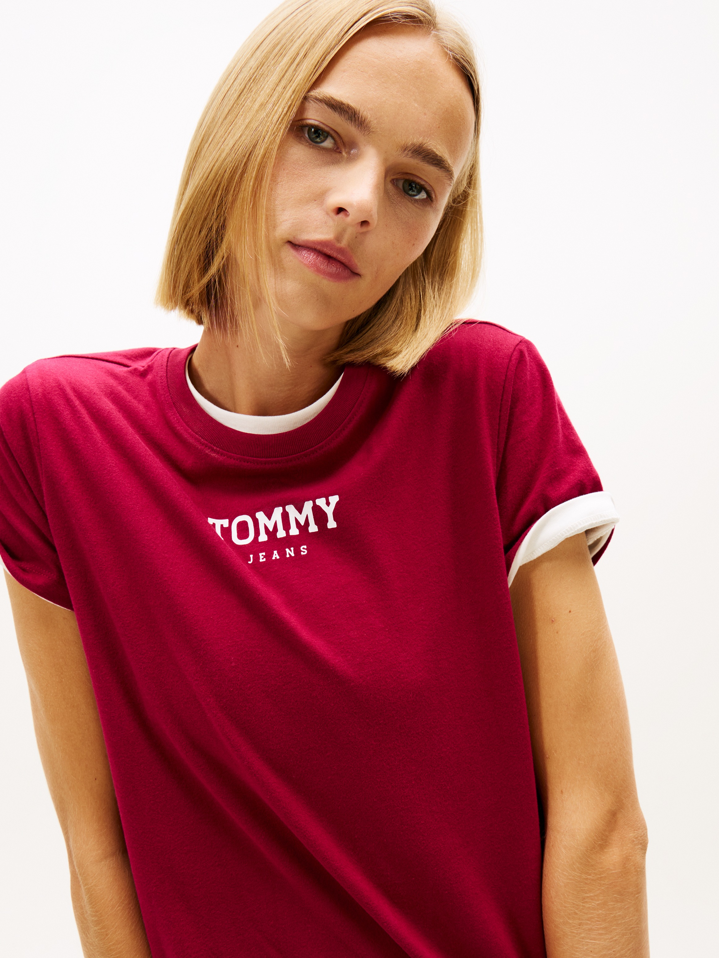 Tommy Jeans Kurzarmshirt "TJW REG ESSENTIAL LOGO 2 TEE EXT" günstig online kaufen