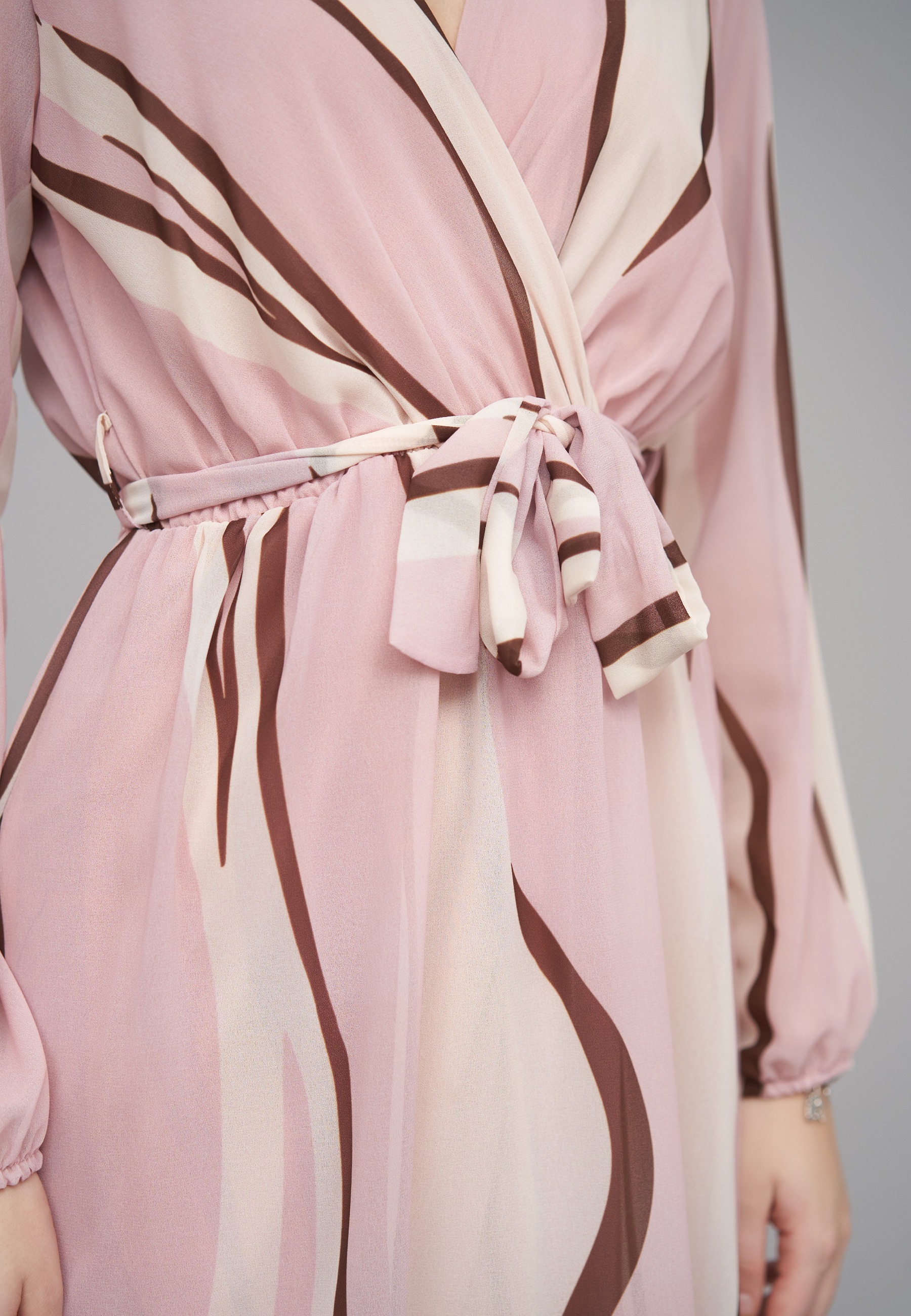 CLOUD 5IVE A-Linien-Kleid »CLOUD 5IVE Long-sleeve Dress Waves« 1 tlg.