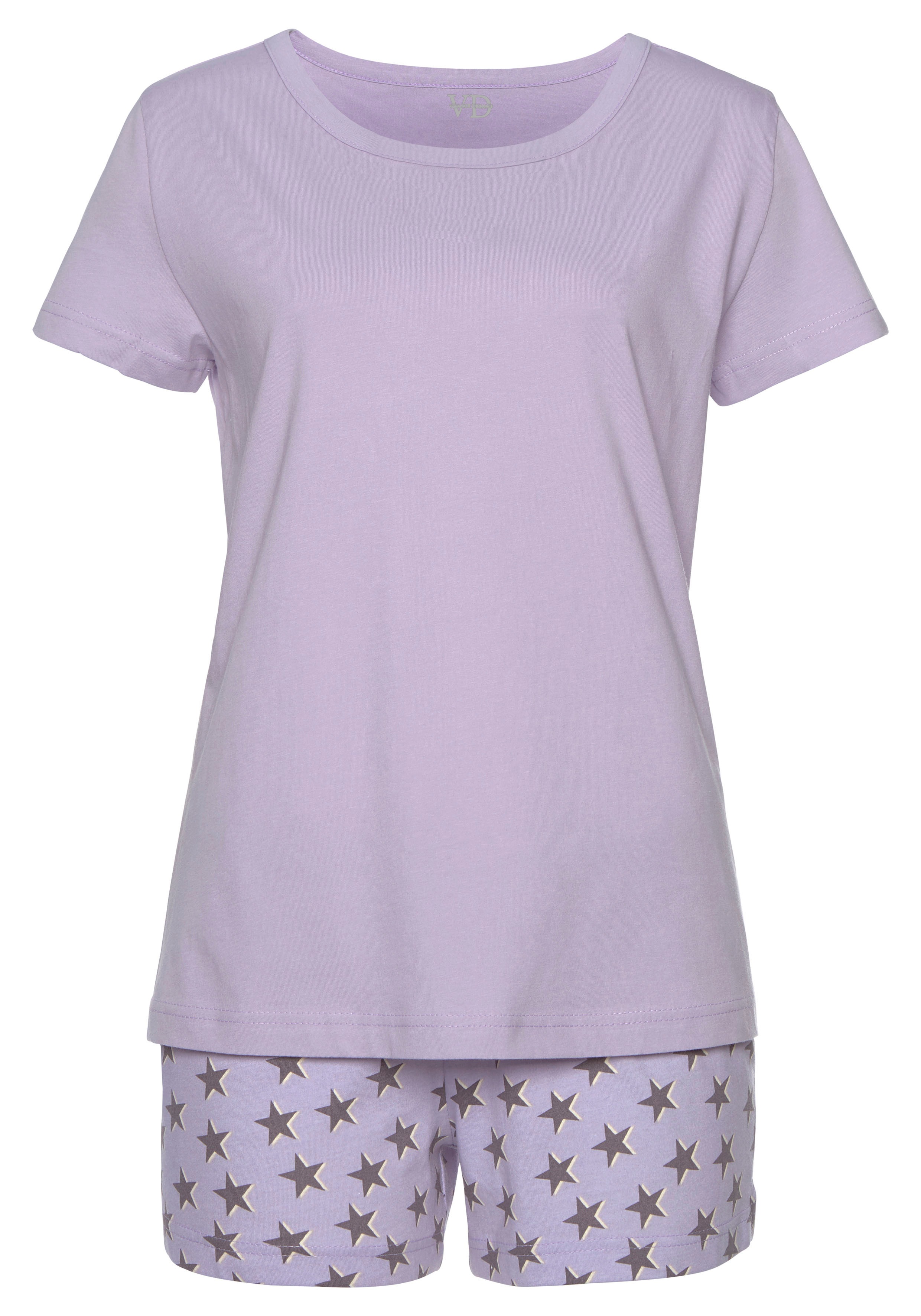 Thumbnail - Vivance Dreams Shorty 2 Stück, 4 tlg. mit Sternedruck