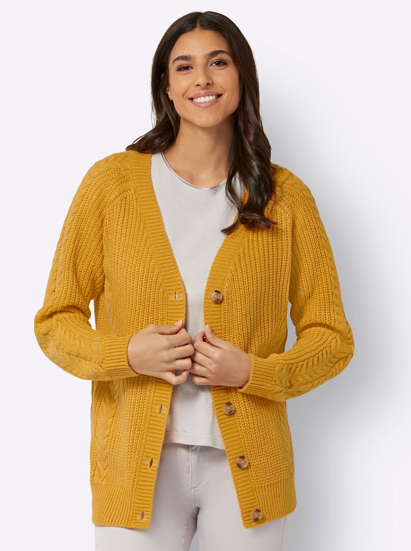 Classic Basics Strickjacke