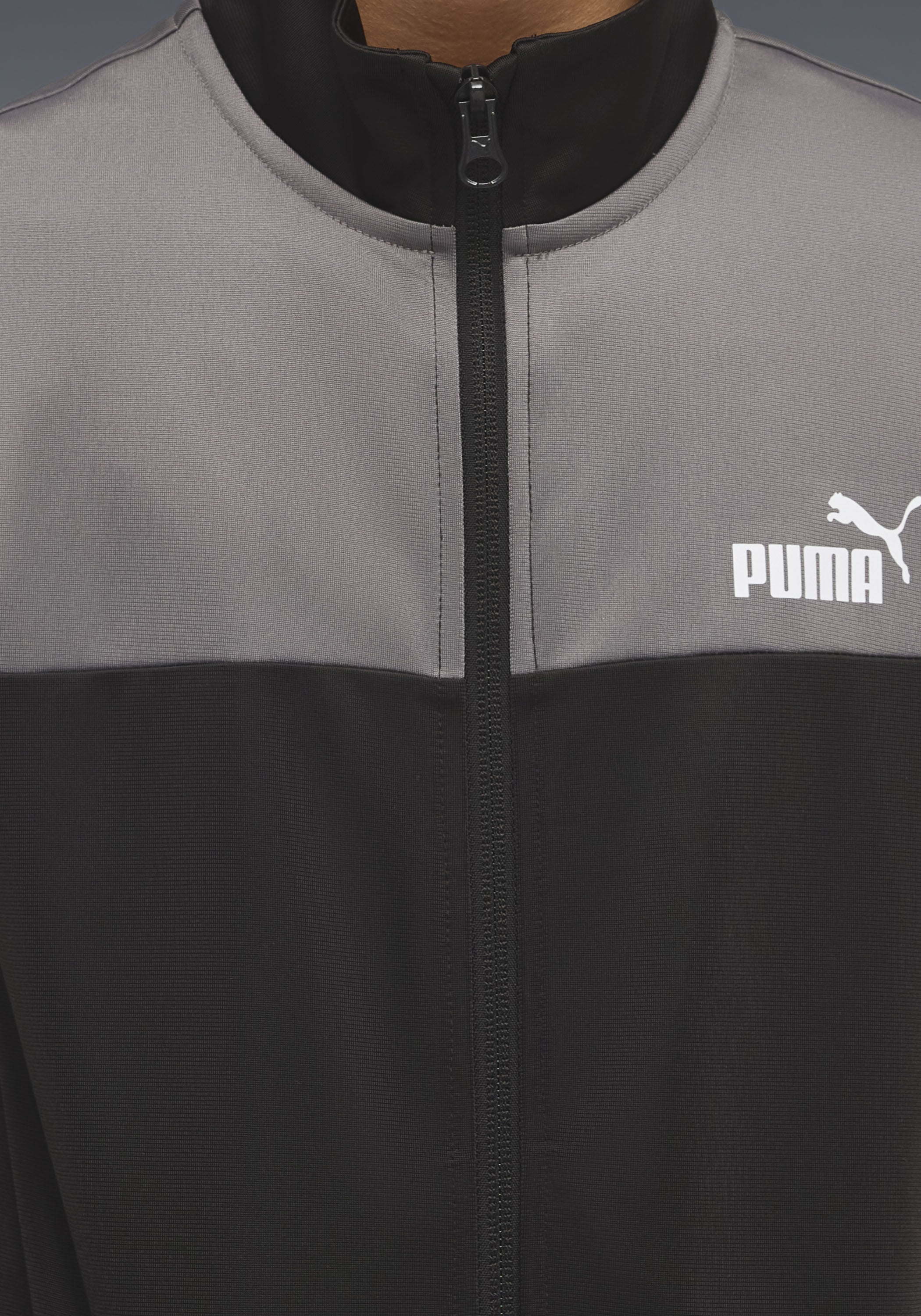 PUMA Trainingsanzug »POLY COLORBLOCK SUIT B« 2 tlg. für Jugendliche, für sportliche Aktivitäten, Regular Fit