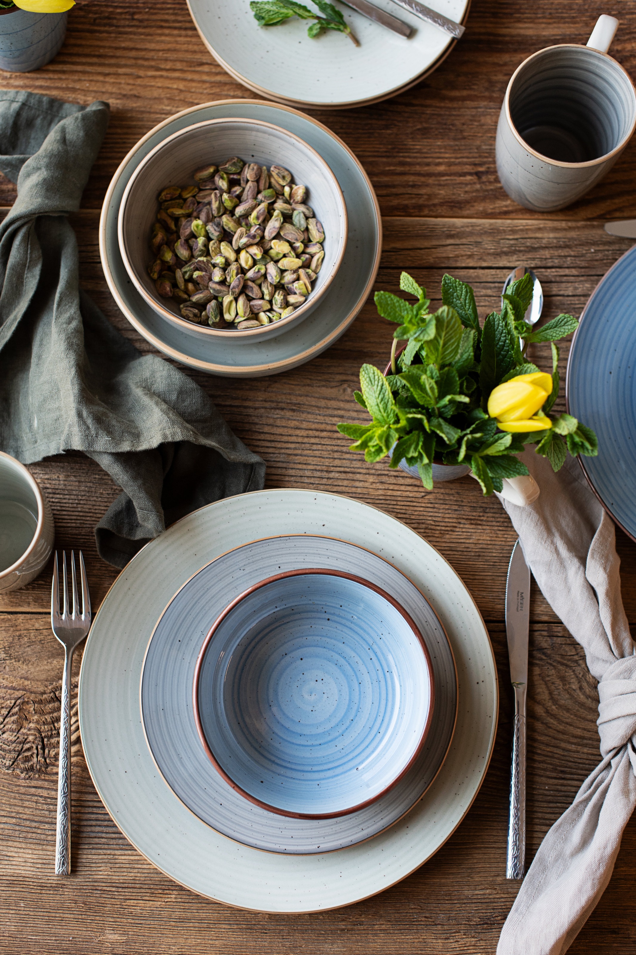 MÄSER Kombiservice »VALMERA, Geschirr Set, Steinzeug«