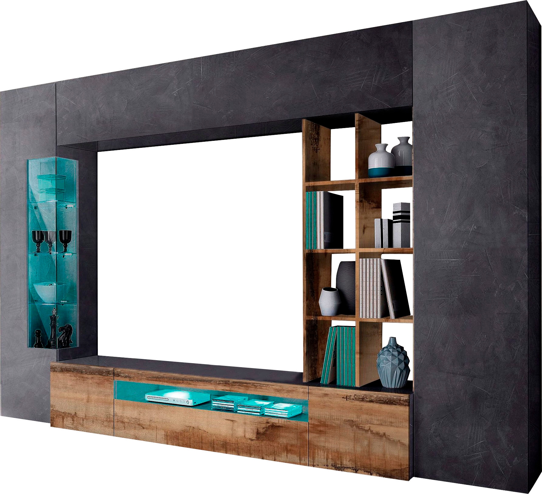 OTTO home Wohnwand "New Egypt, Anbauwand, Medienwand, Wohnzimmerwand" Set, günstig online kaufen