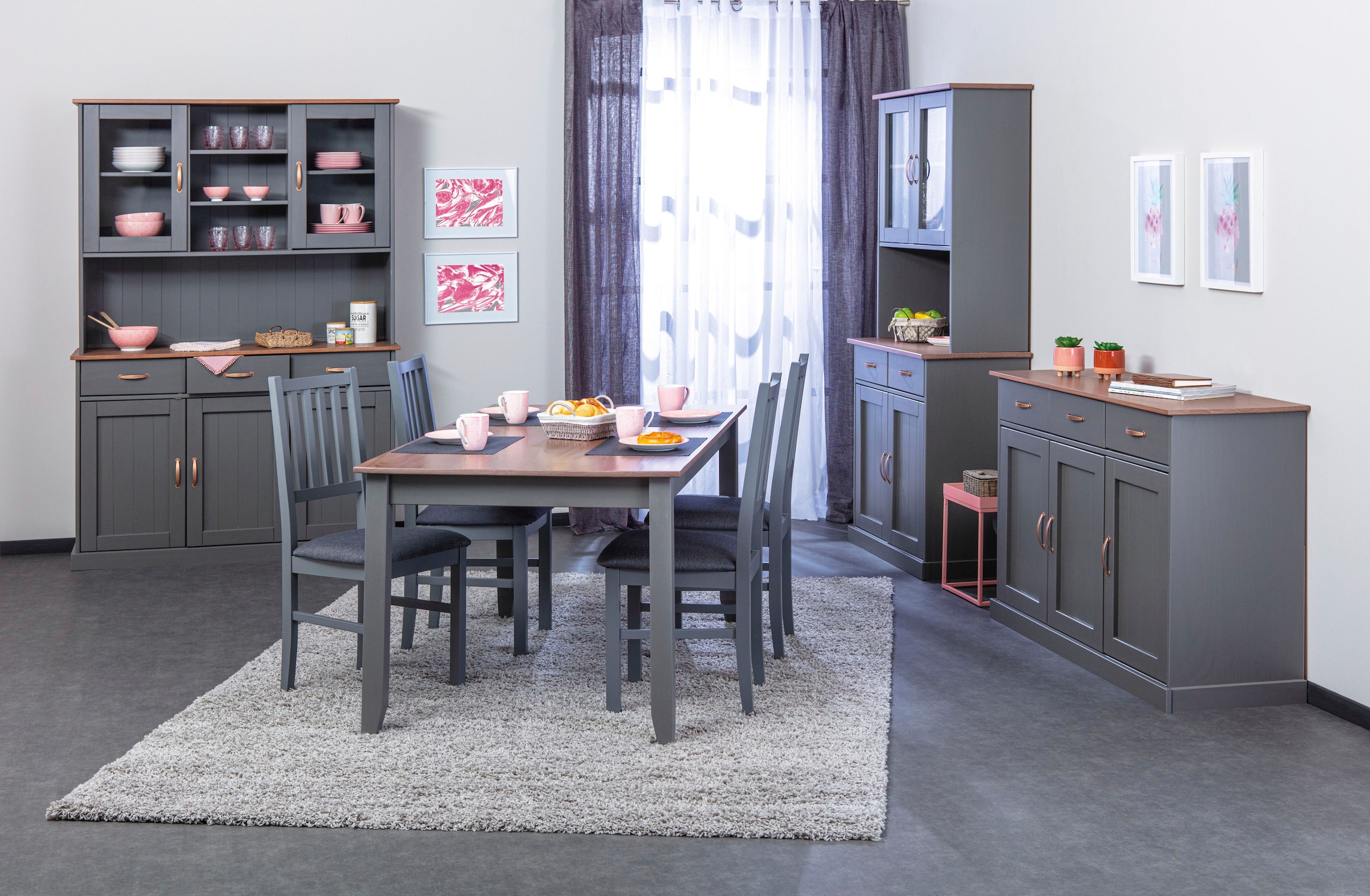 Inter Link Buffet »Luzern« im Landhausstil, Geschirrschrank, Küchenschrank