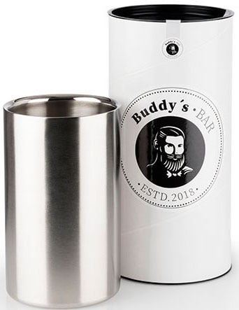 Buddys Wein- und Sektkühler "Buddy´s Bar" doppelwandiger Edelstahl, Innendu günstig online kaufen