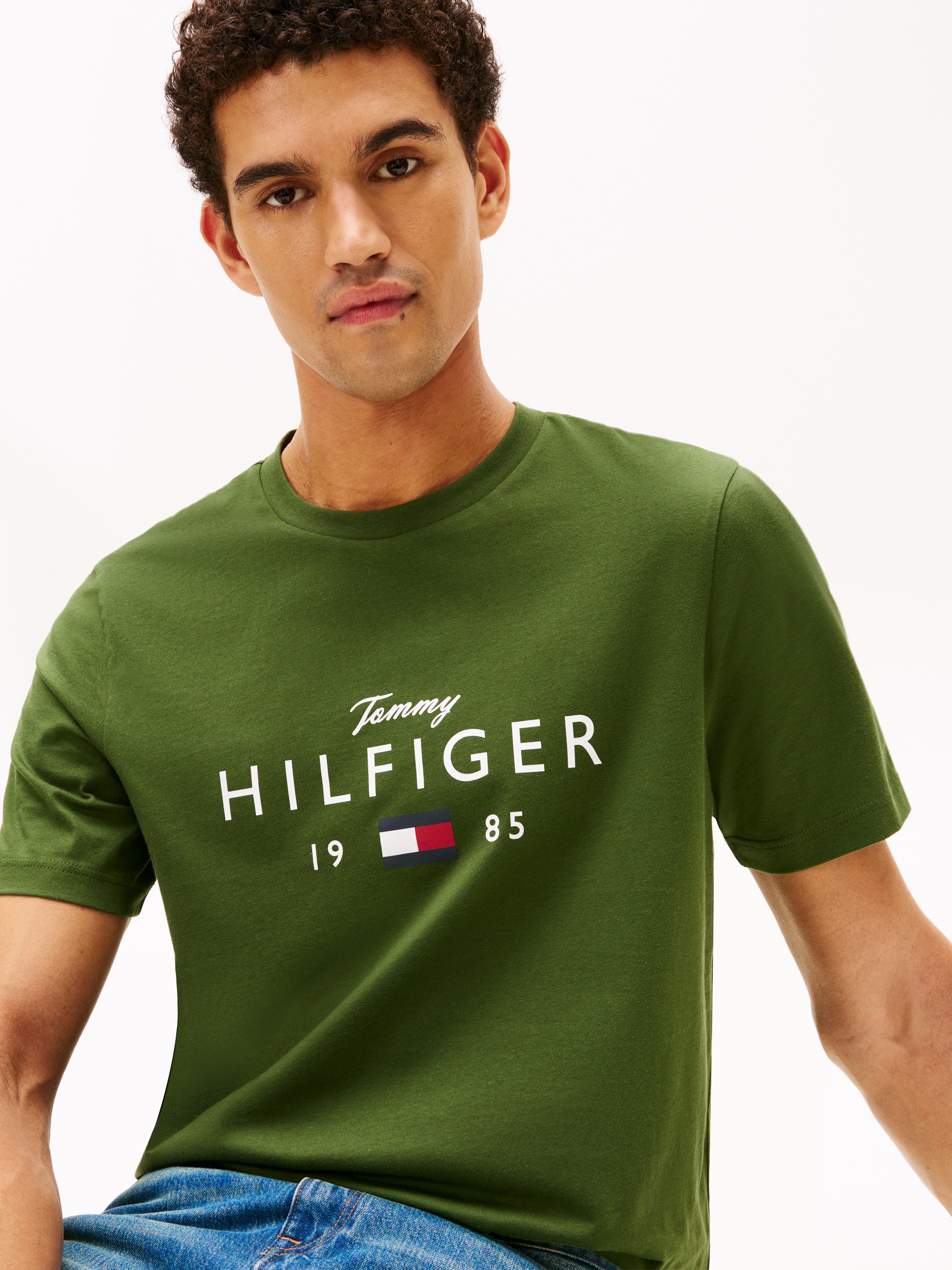 Tommy Hilfiger T-Shirt "BRAND LOVE BIG HILFIGER" regular fit, Rundhals, Jer günstig online kaufen