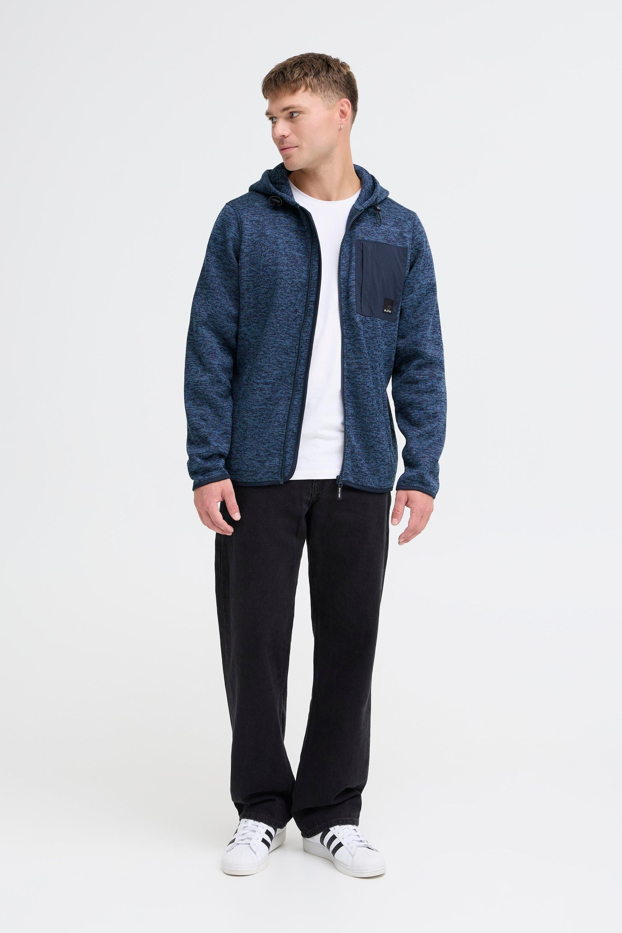 BLEND BHMMelfex Men Fleece Jacket Blue 3XL 2