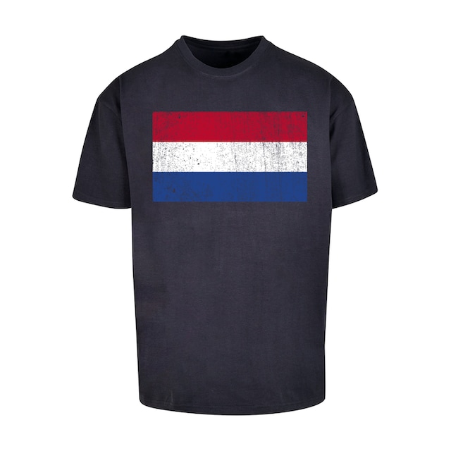 F4NT4STIC T-Shirt »Netherlands NIederlande Holland Flagge distressed«, Print  ▷ bestellen | BAUR