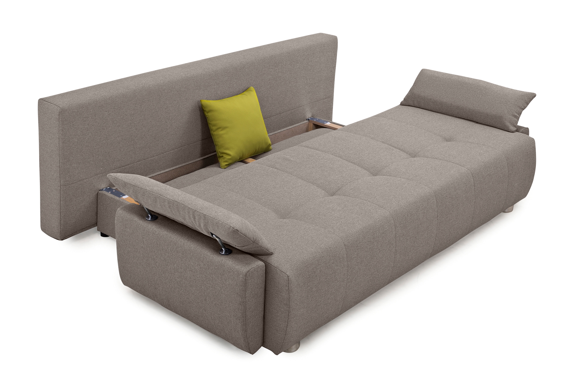 COLLECTION AB Schlafsofa »Funtastic«, mit Federkern, Bettfunktion, inklusive 2 Rücken- und 1 Zierkissen