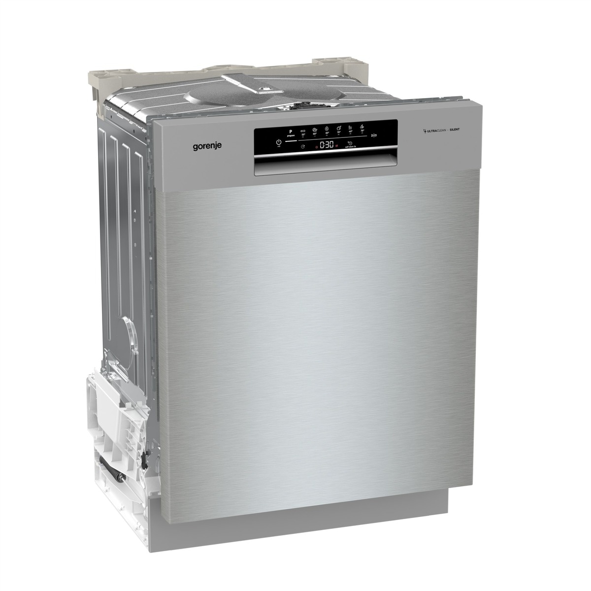 GORENJE Unterbaugeschirrspüler »GU 642 E90X«, 13 Maßgedecke, AquaStop