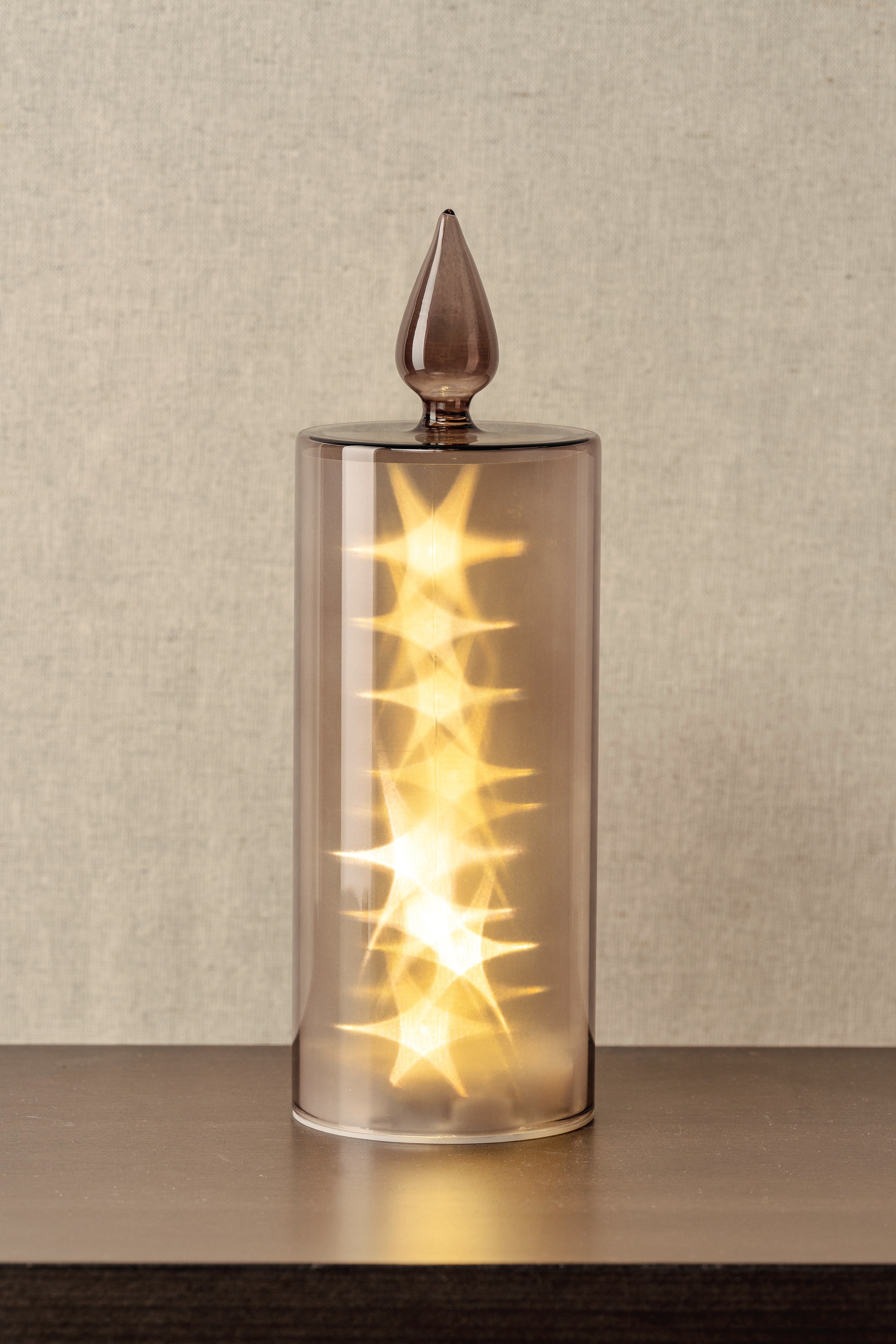 LEONARDO LED Dekolicht "Capanna" Glaskerze mit edler Verspiegelung durch Lü günstig online kaufen