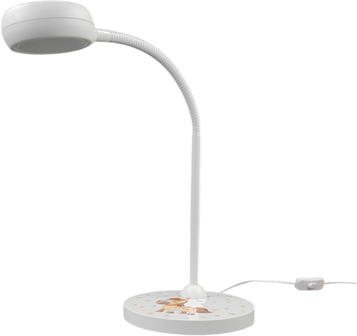 niermann Schreibtischlampe »Kinderlampe mit Motiv "Pony Paula", Kinderzimmer« GX53 1 Stk. flexibel verstellbarer Leuchtenarm, Made in Germany