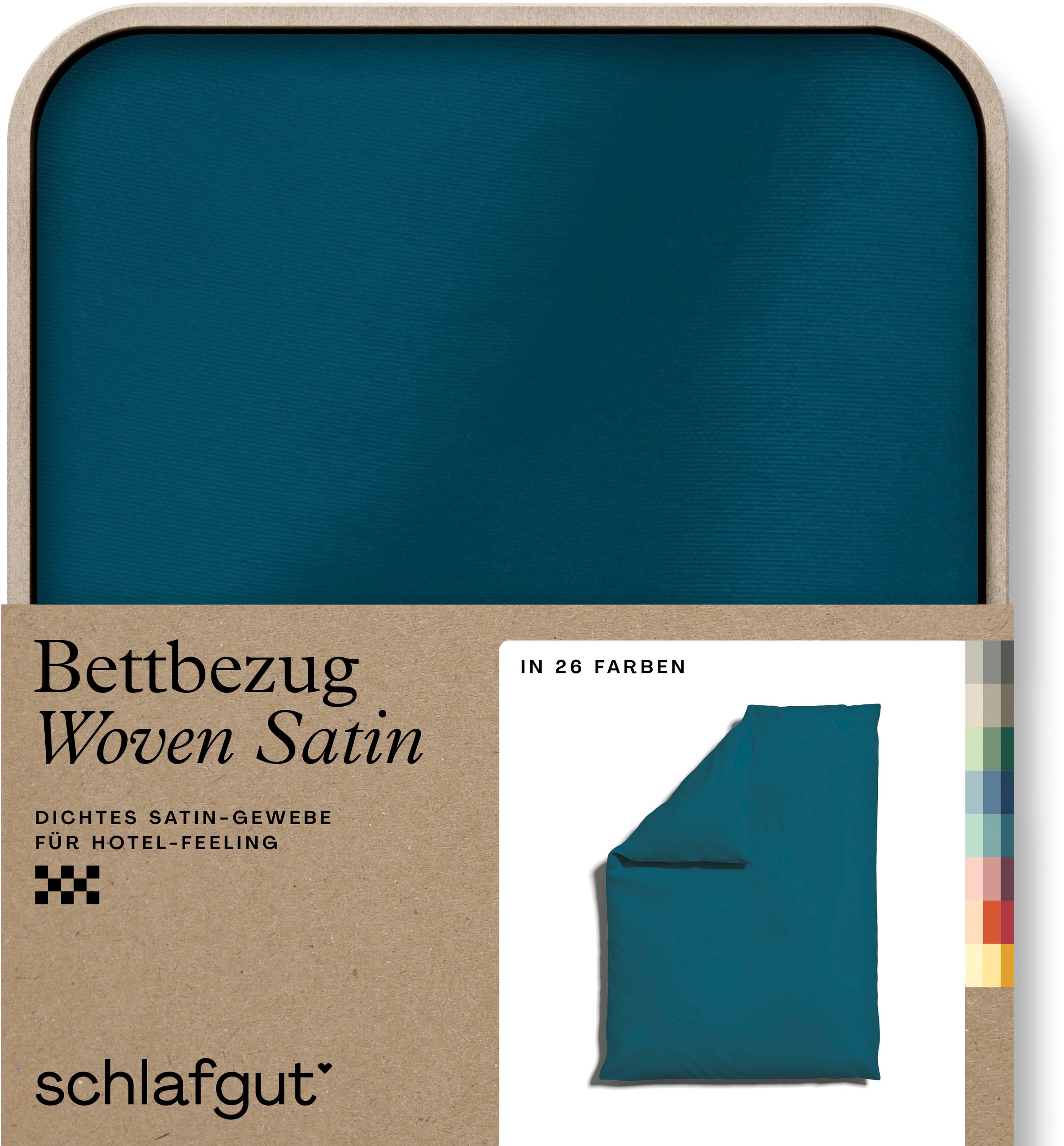 Schlafgut Bettbezug "Woven Satin" besonders dicht gewebt, Mix & Match: pass günstig online kaufen
