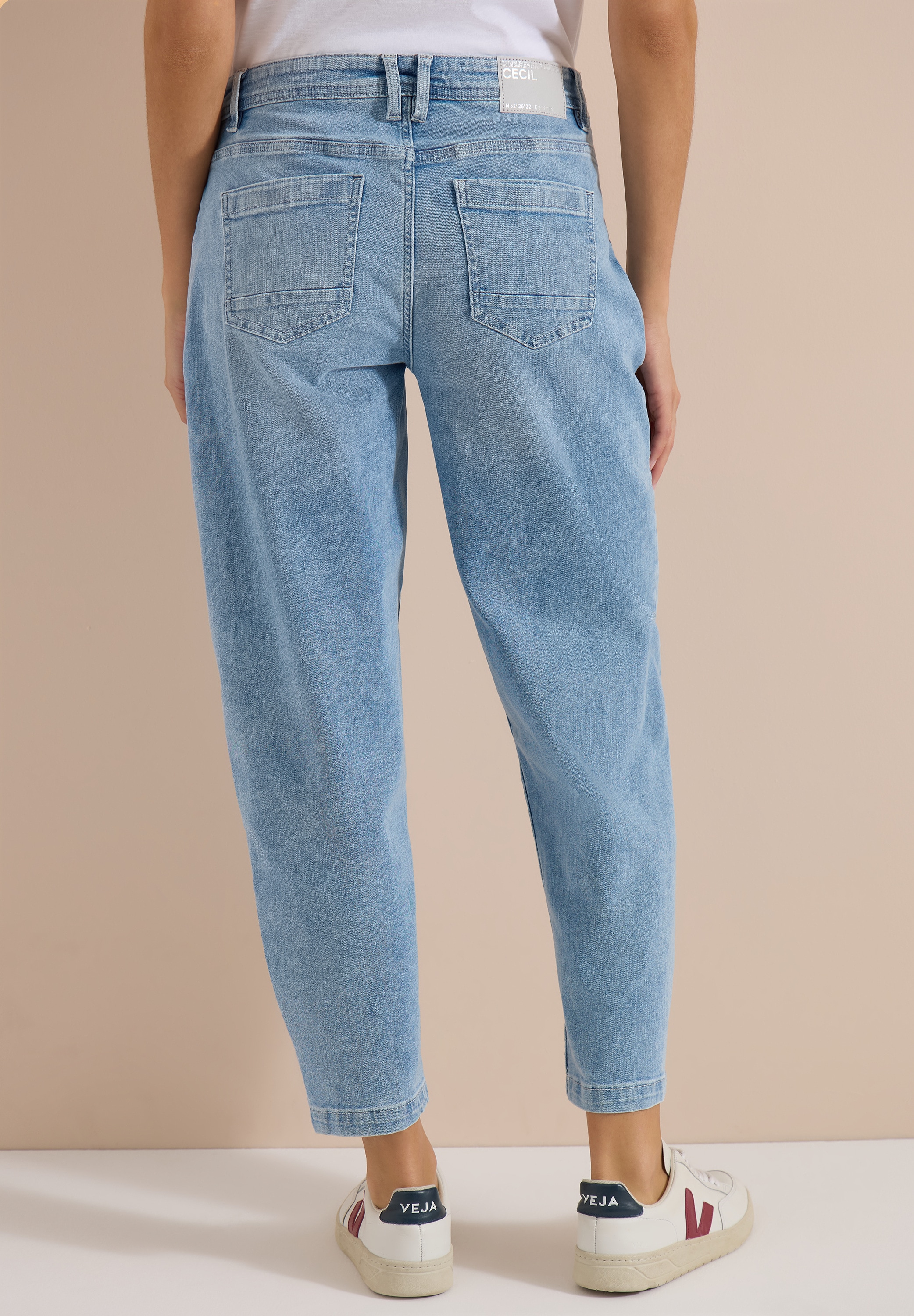 Cecil Loose-fit-Jeans »Style Scarlett« lockerer Sitz, elastischer Baumwollmix