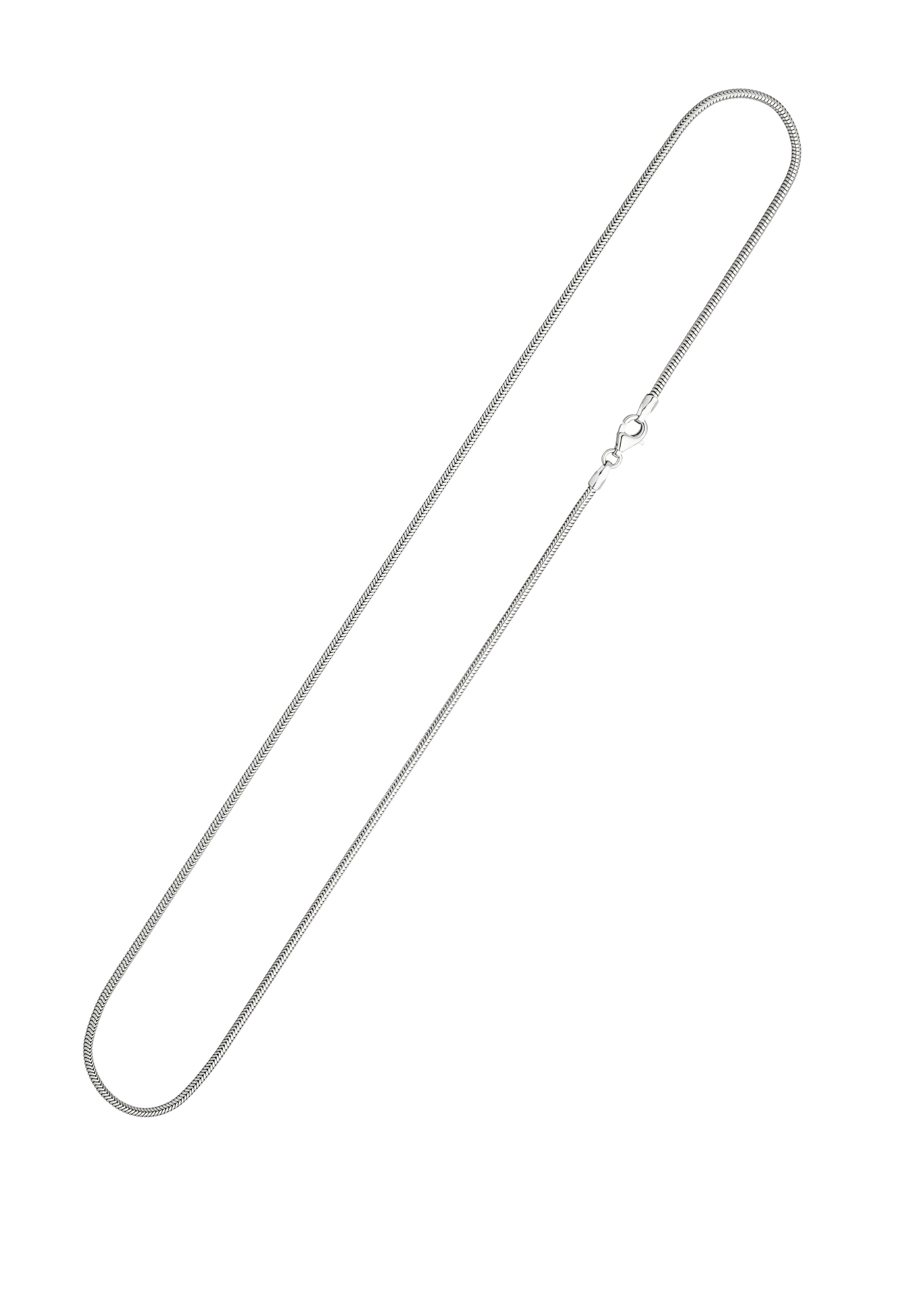 JOBO Goldkette, Schlangenkette 333 Weißgold 45 cm 1,4 mm