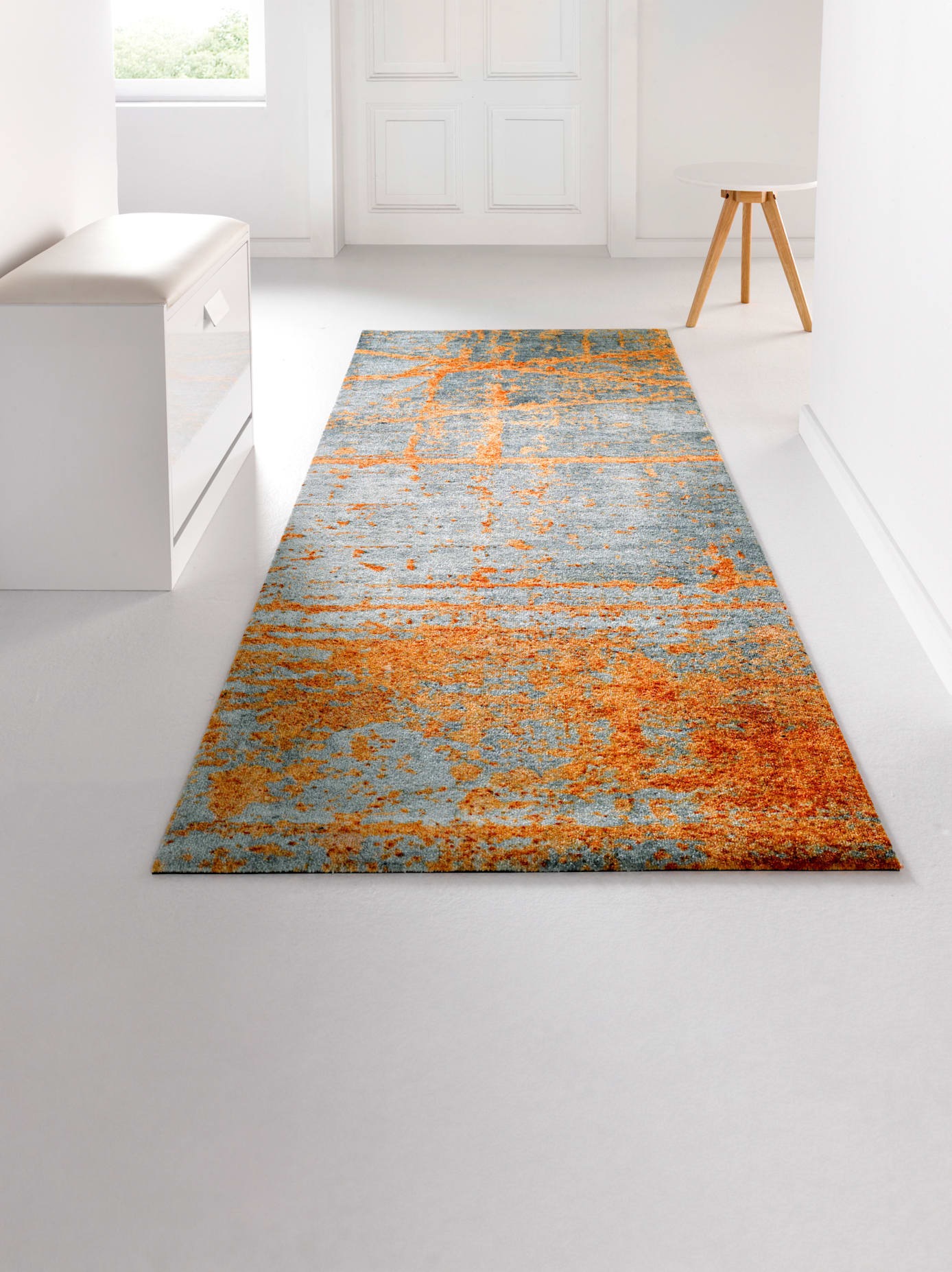 Kleen-Tex Rustic Runner Grey 70x120cm 2