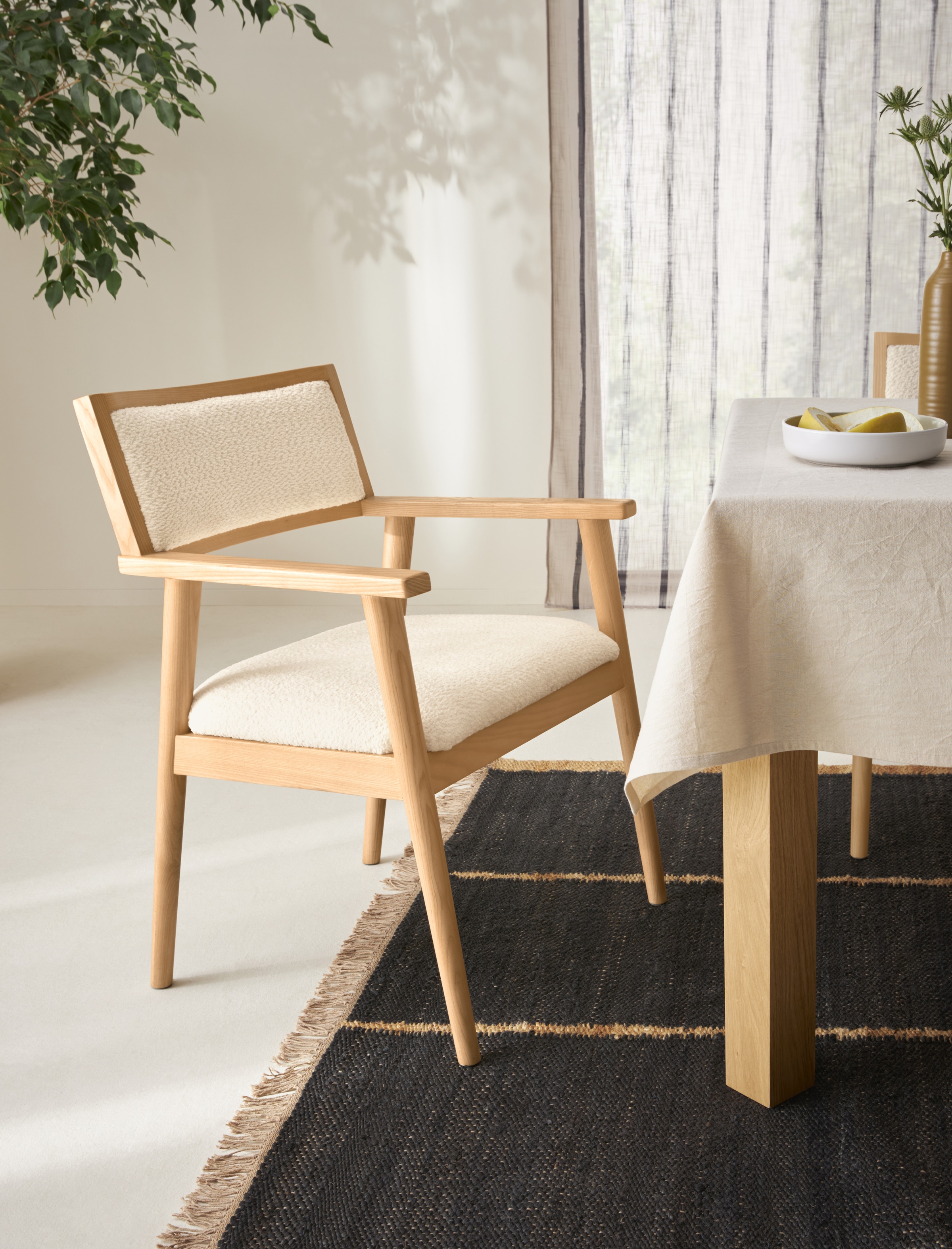 LeGer Home by Lena Gercke Esszimmerstuhl »Zernea« () 1 Stk.aus weichem Doppelgewebe und FSC-zertifiziertem Massivholzrahmen