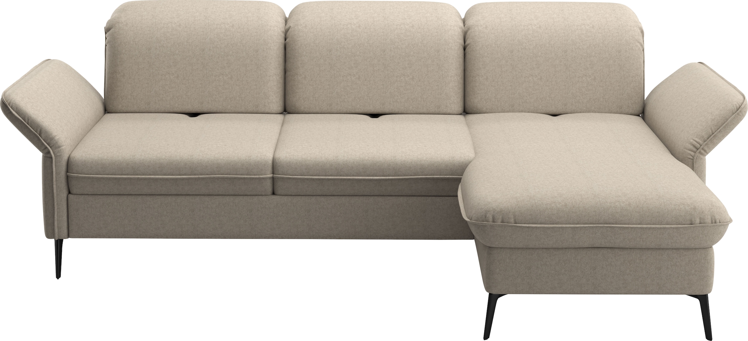 sit&more Ecksofa »Emely«, mit Sitztiefenverstellung optional mit Bettfunktion und Bettkasten