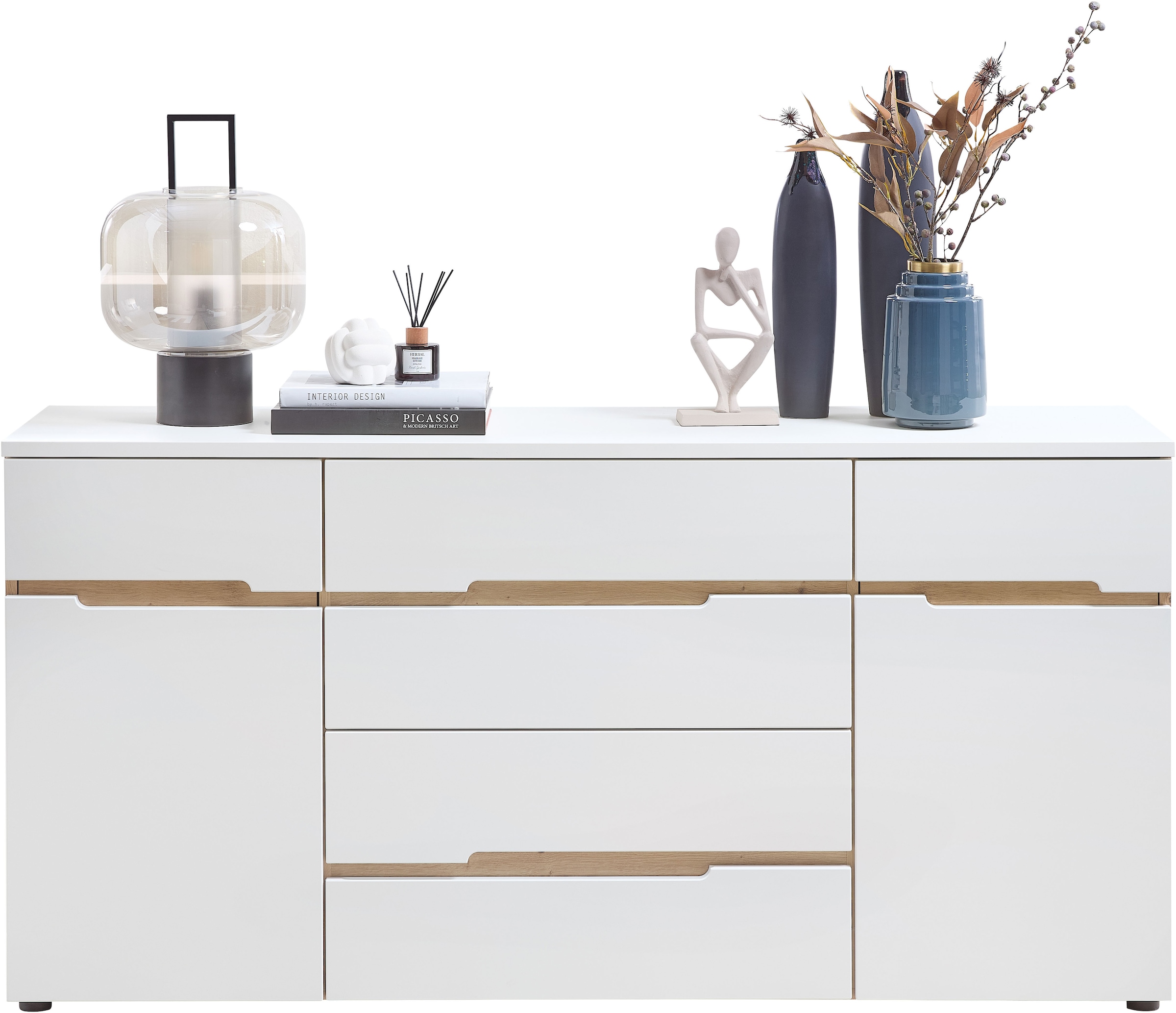 Innostyle Sideboard "Memphis Sideboard, 165x82x44cm (B/H/T)", (1 St.), 2 tü günstig online kaufen