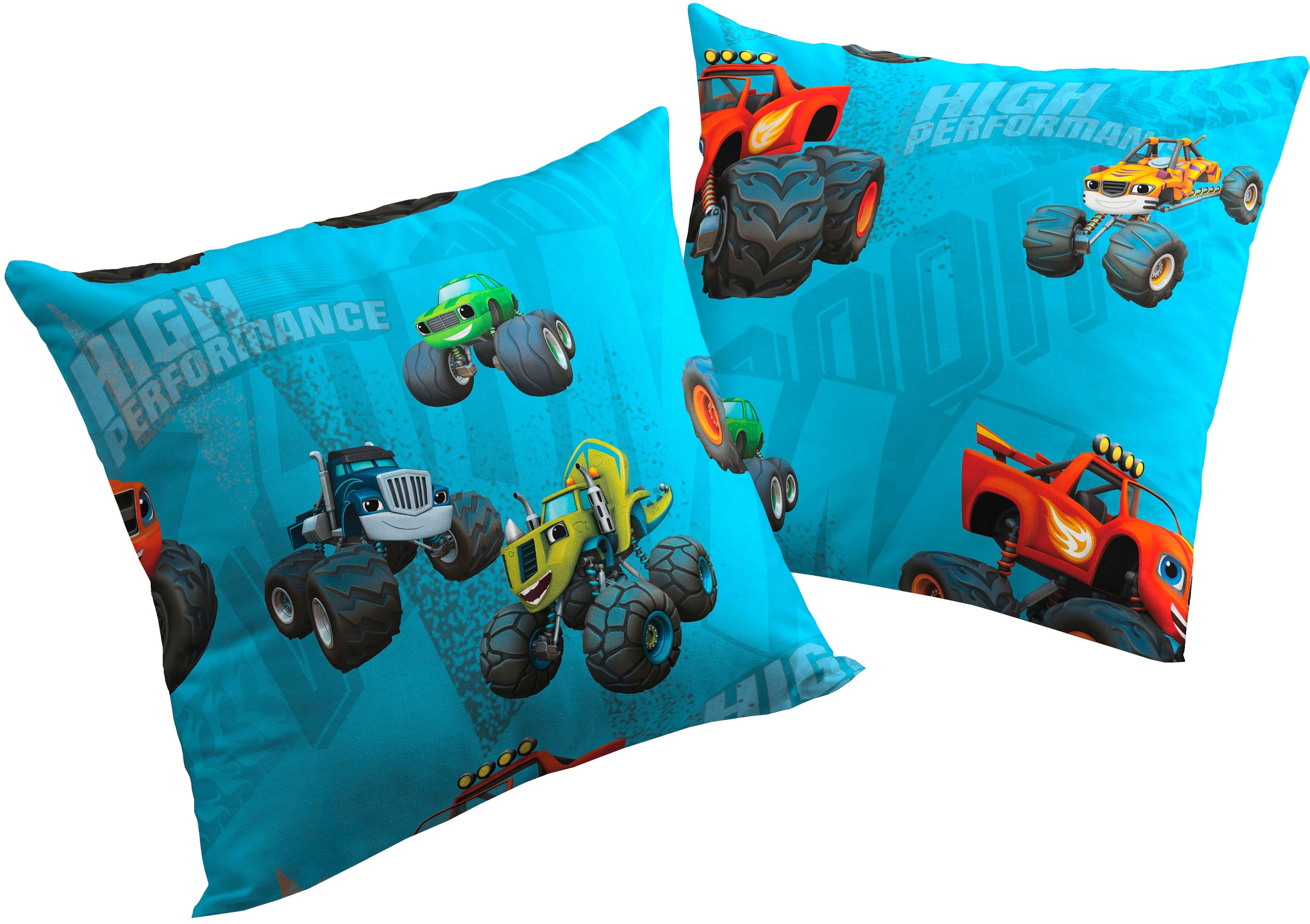 Wirth Dekokissen "Trucks" Nickelodeon, Kissenhülle ohne Füllung, 2 Stück günstig online kaufen