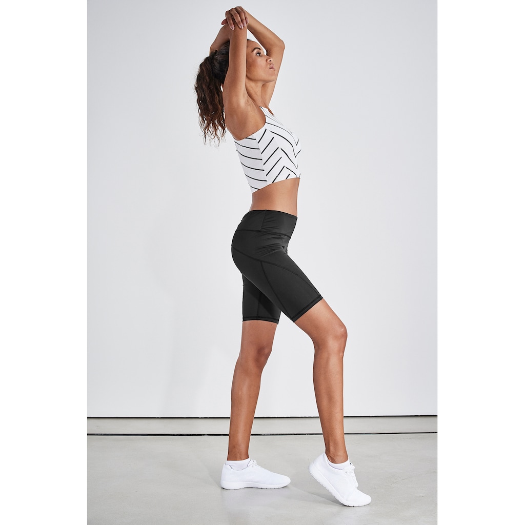 LASCANA ACTIVE Radlerhose »Basic Bottoms«, mit kleiner Bundtasche hinten