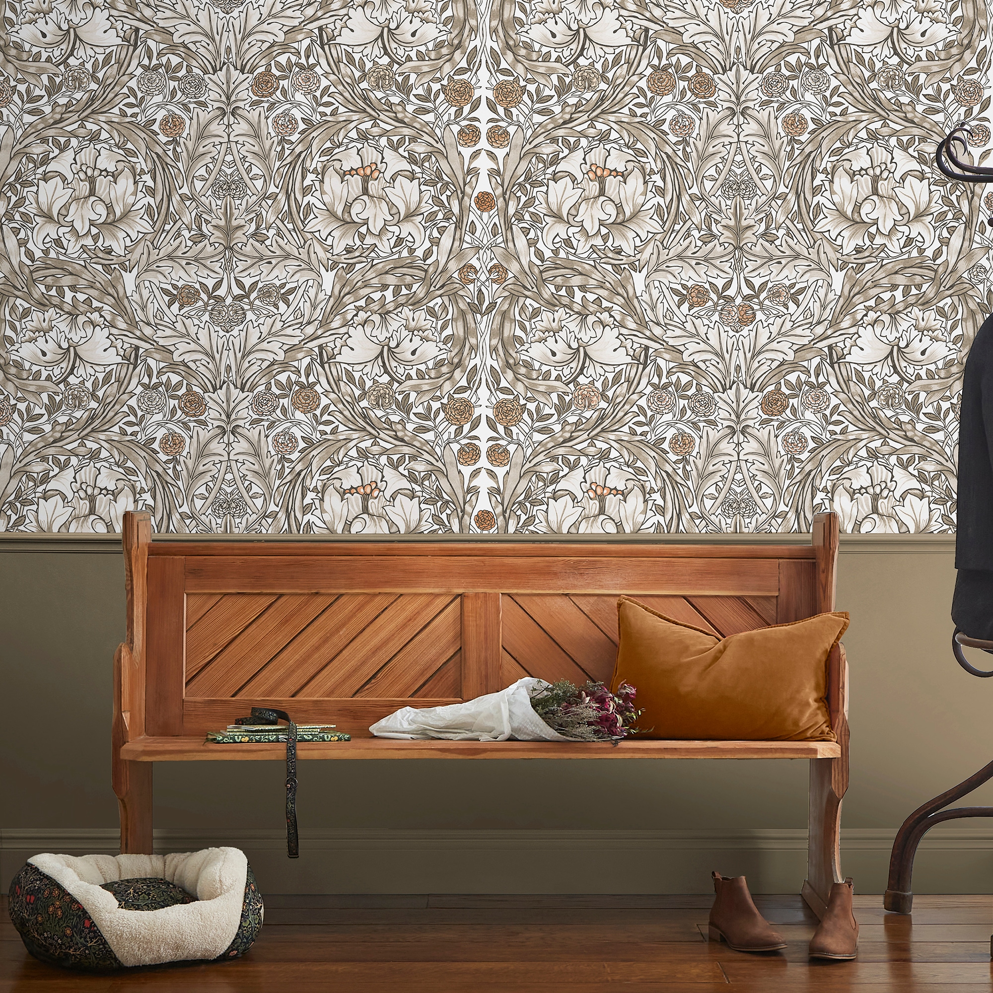 WILLIAM MORRIS AT HOME Vliestapete "African Marigold" Retro glatt 10mx52cm (ca. 5m2)
