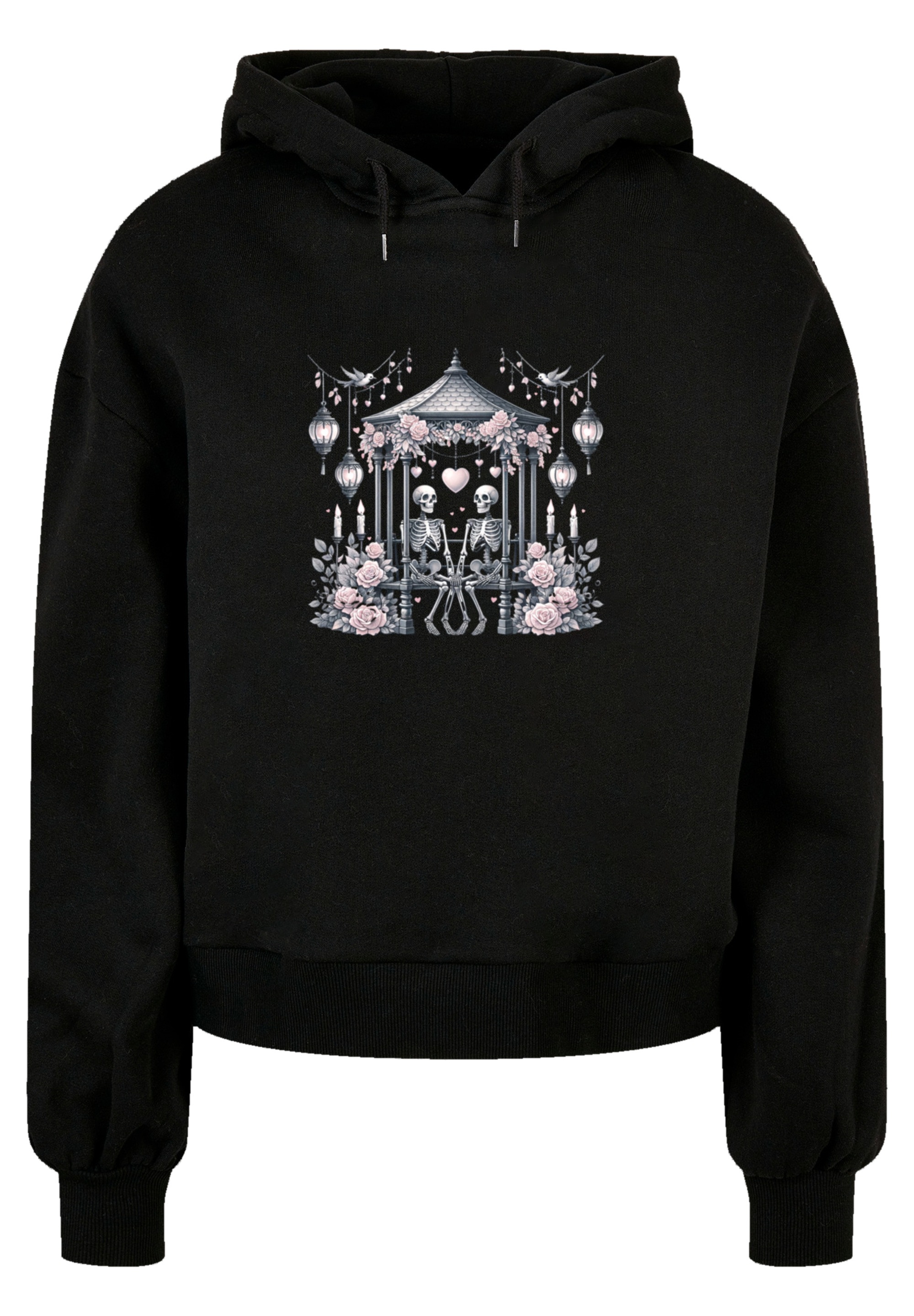 F4NT4STIC Sweatshirt »Skelett Paar Valentinstag«, Premium Qualität