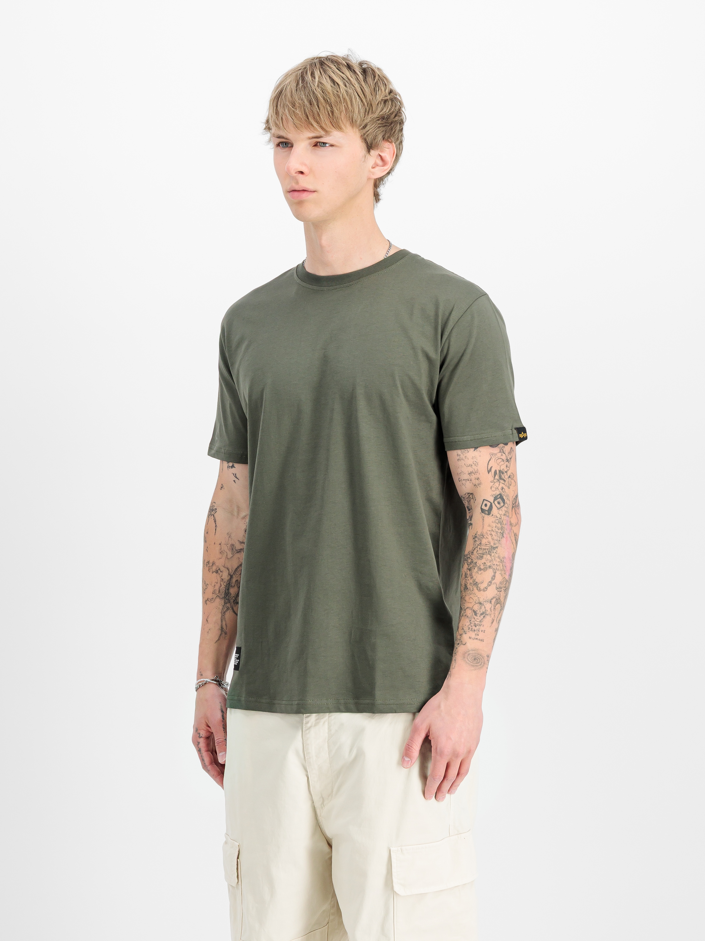 Alpha Industries Rundhalsshirt "Label T BP" günstig online kaufen