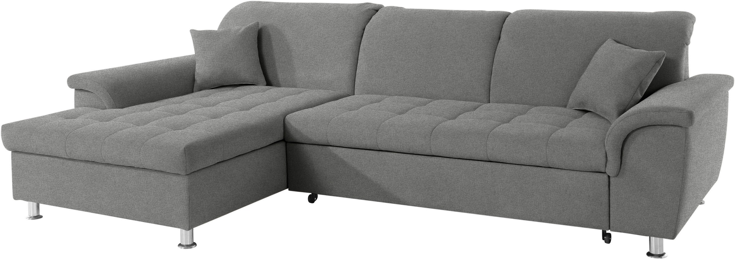 DOMO collection Ecksofa »Franzi L-Form«, wahlweise mit Kopfteilverstellung (dann Tiefe: 170 cm)