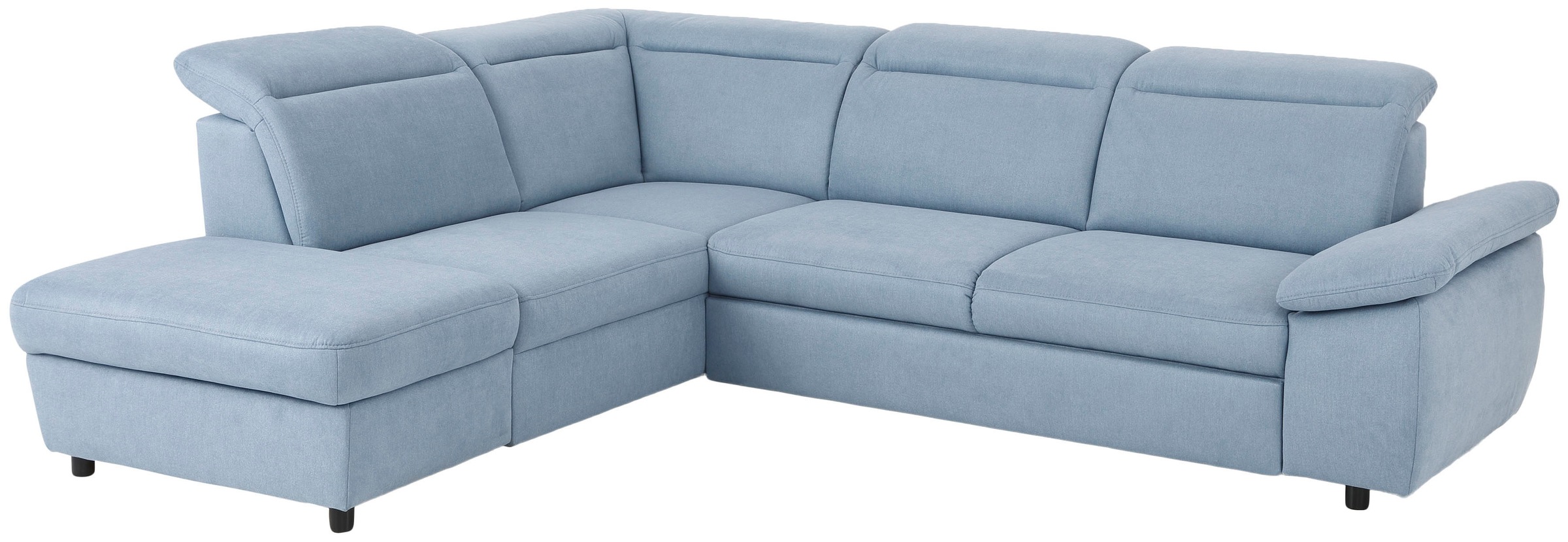 Home affaire Ecksofa "Mauritius L-Form" mit Ottomane, mit Kopfteil- und Arm günstig online kaufen