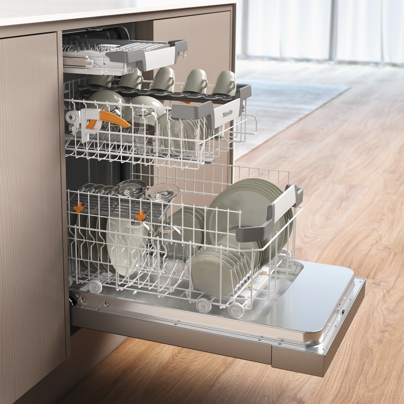 Miele Unterbaugeschirrspüler »G 5740 SCU SL« 9 Maßgedecke