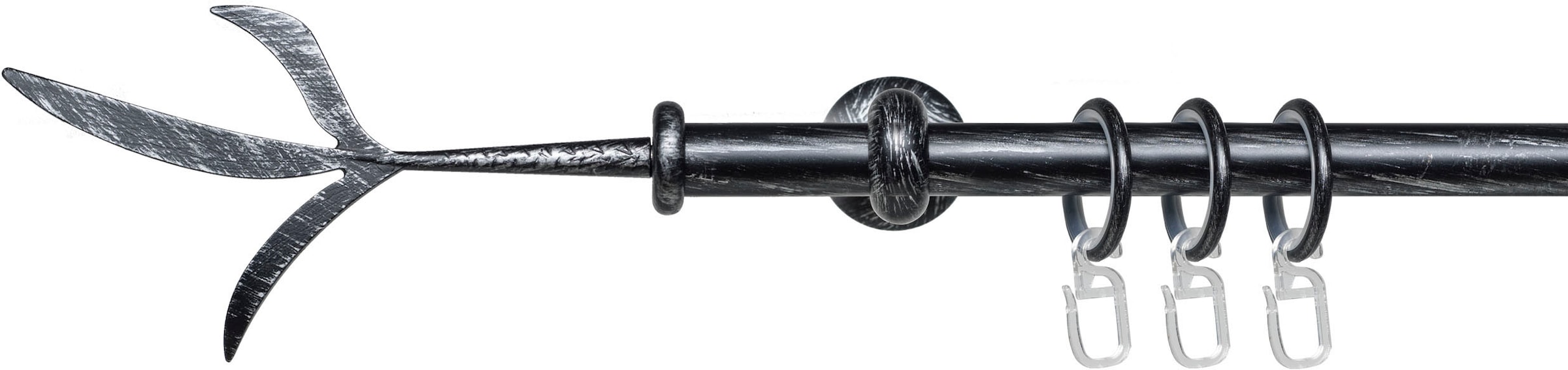 Liedeco Gardinenstangen-Endstück »Endstück, Endknopf Zweig "Esperanca" für 16 mm Stangen«, (2 St.), Endstück, Endknopf
