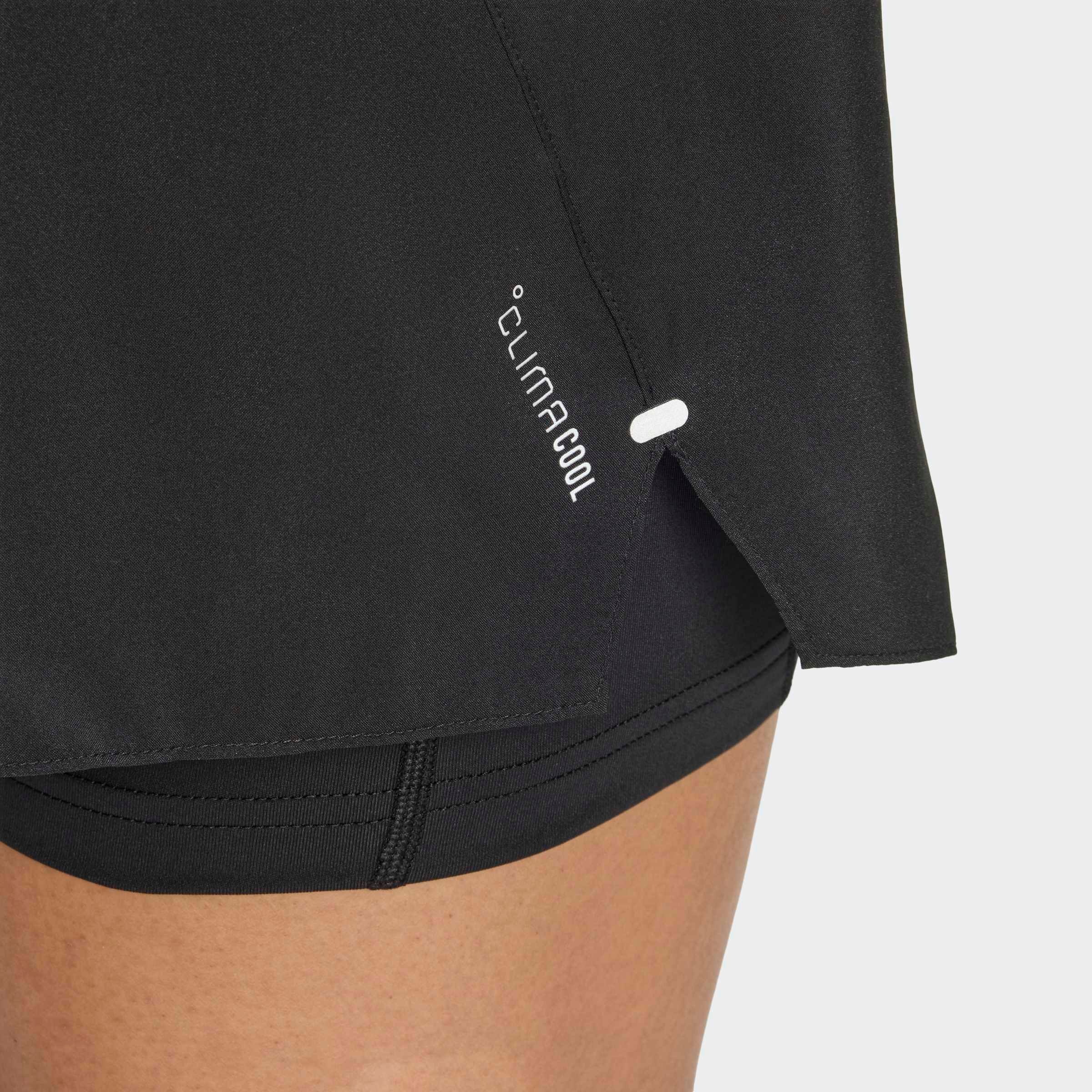 Laufshorts ADIDAS PERFORMANCE "ADI365 RUNNING ESSENTIALS 2IN1", Herren, Gr. XXL, N-Gr, schwarz, normal, gr., Obermaterial: 100% Polyester, Hosen 2