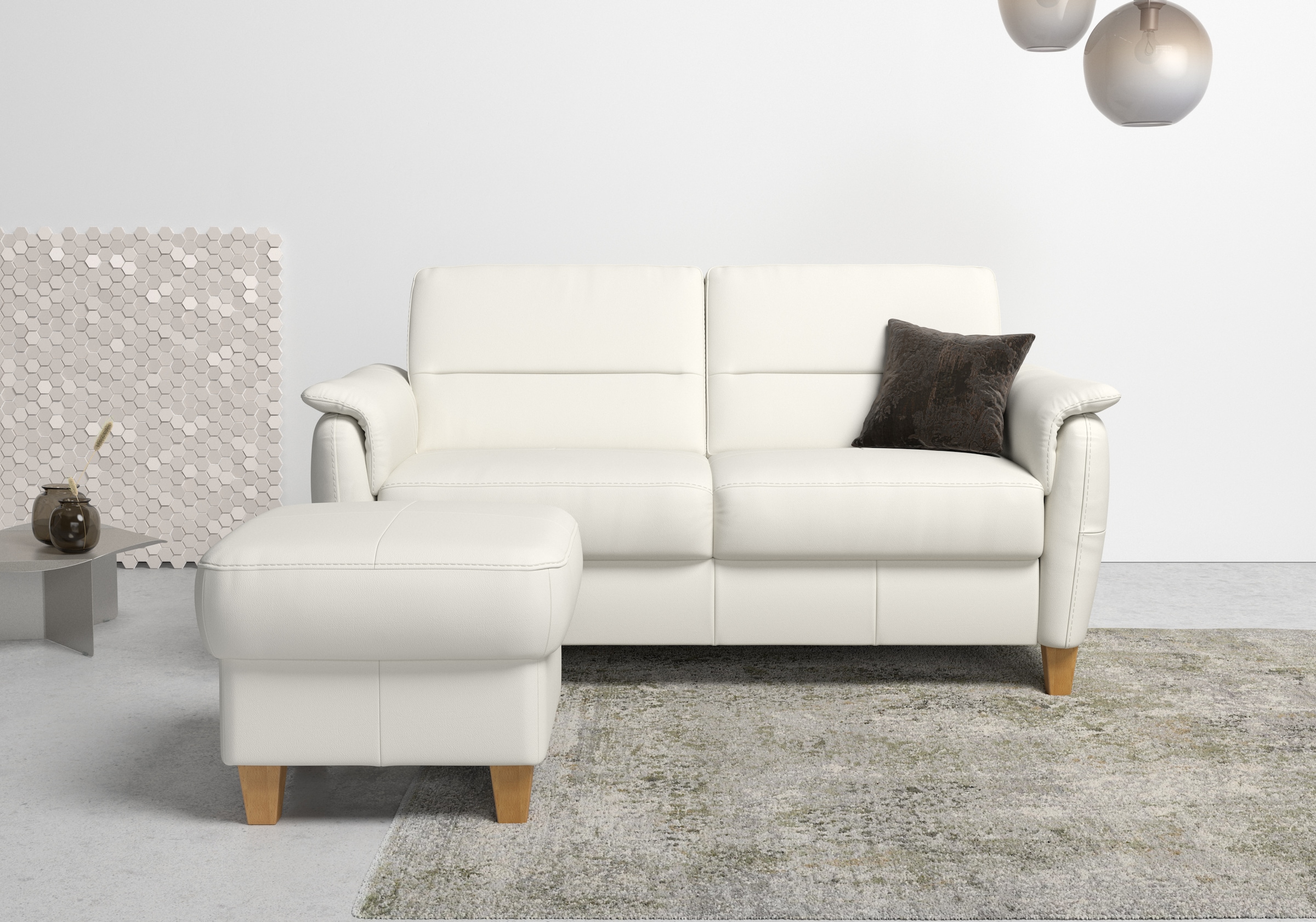 Home affaire 2,5-Sitzer "Palmera, B: 179 cm" mit Federkern günstig online kaufen