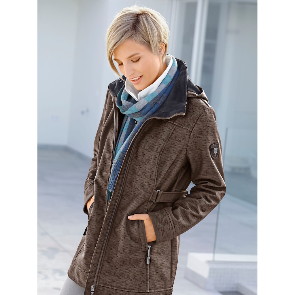 Casual Looks Softshelljacke, mit Kapuze