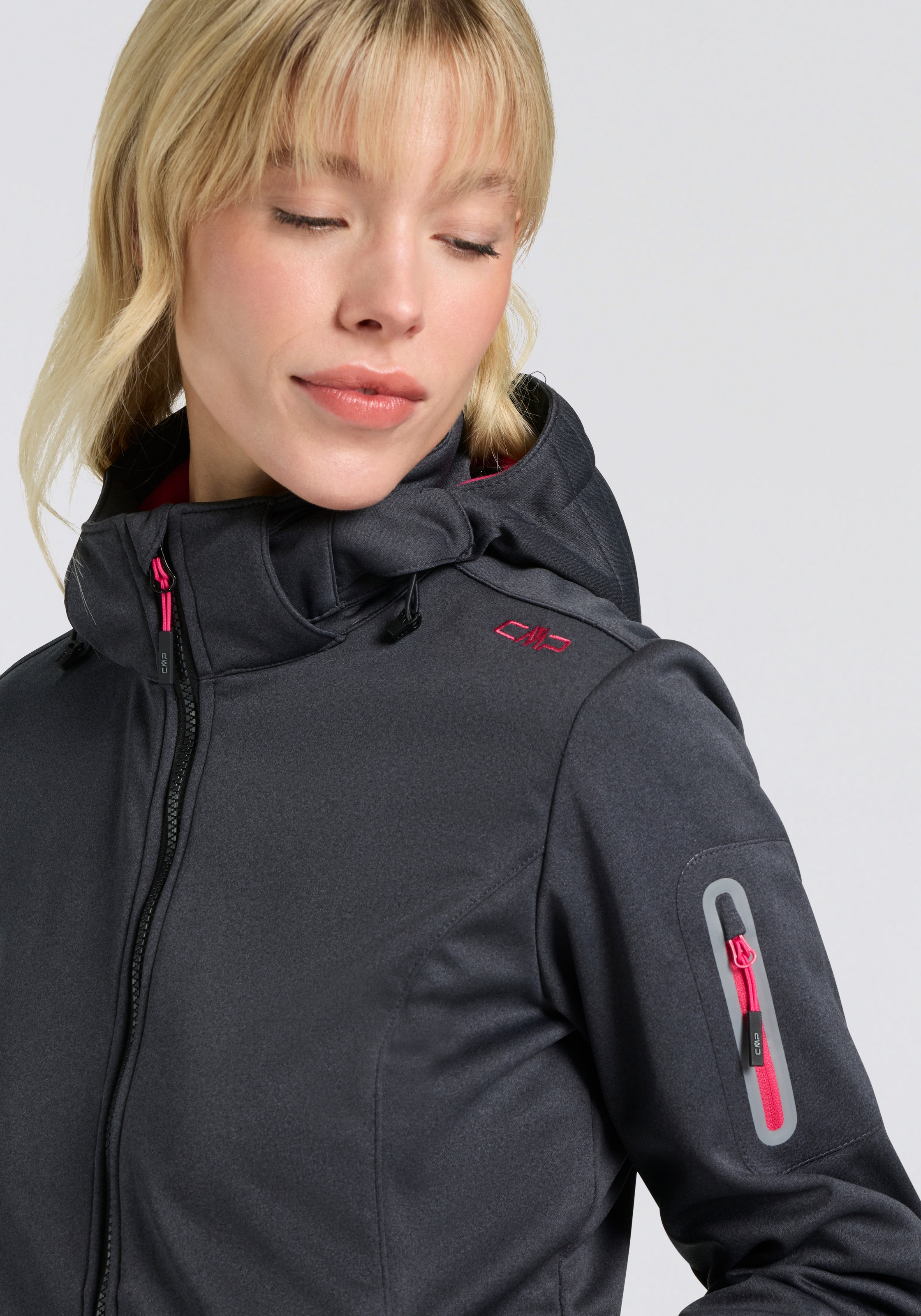 Thumbnail - CMP Softshelljacke 1 Stk. tlg. mit Kapuze