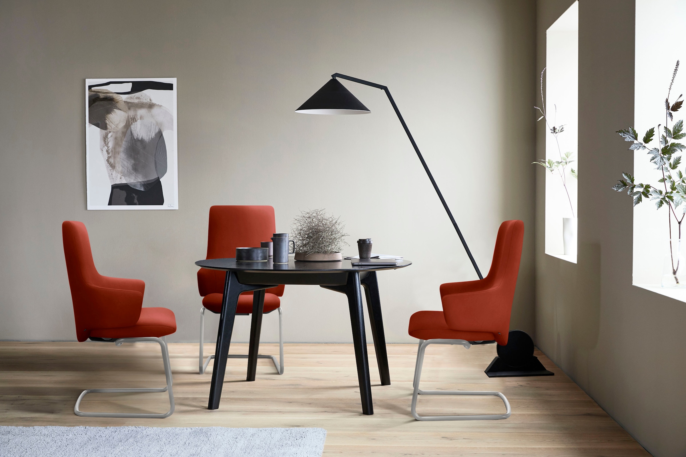 Stressless Polsterstuhl "Laurel", Microfaser DINAMICA, High Back mit Armleh günstig online kaufen